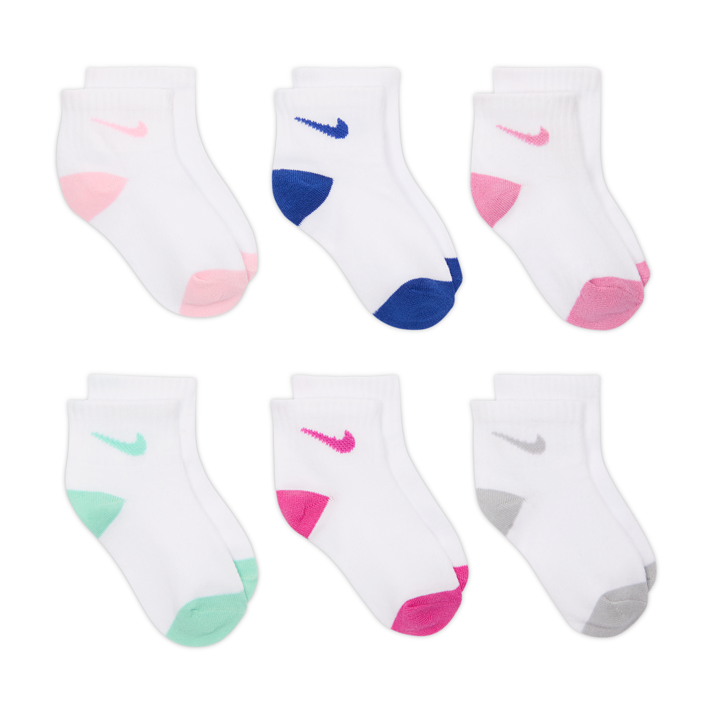Thumbnail - Nike Knöchelsocken für Babys (6 Paar) - Pink