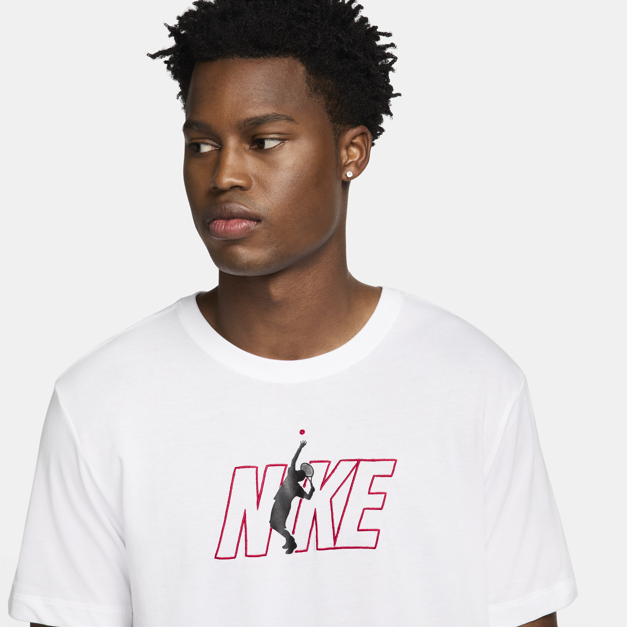 Nike Court Dri-FIT Tennisshirt voor heren Wit