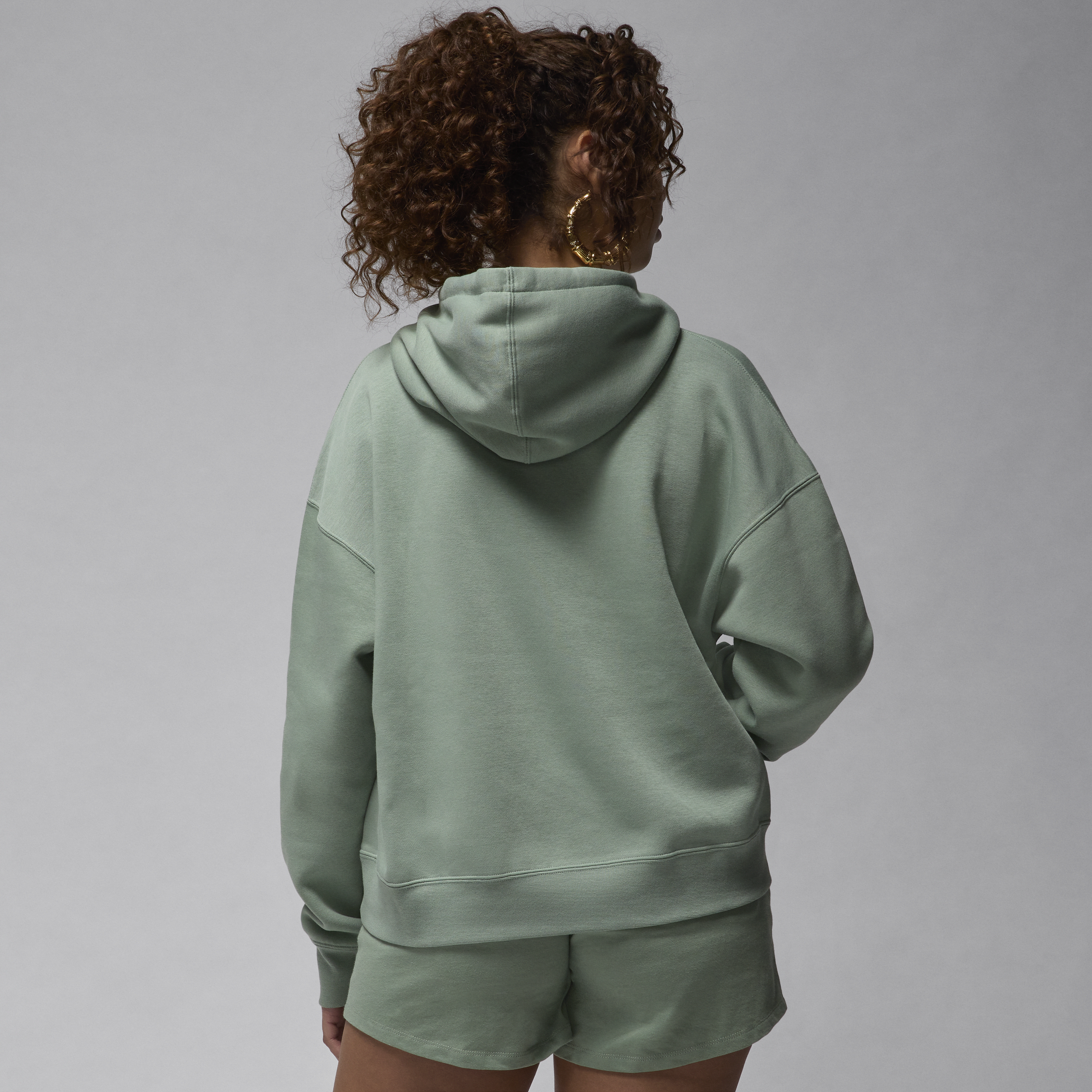 Jordan Brooklyn Fleece hoodie voor dames Groen