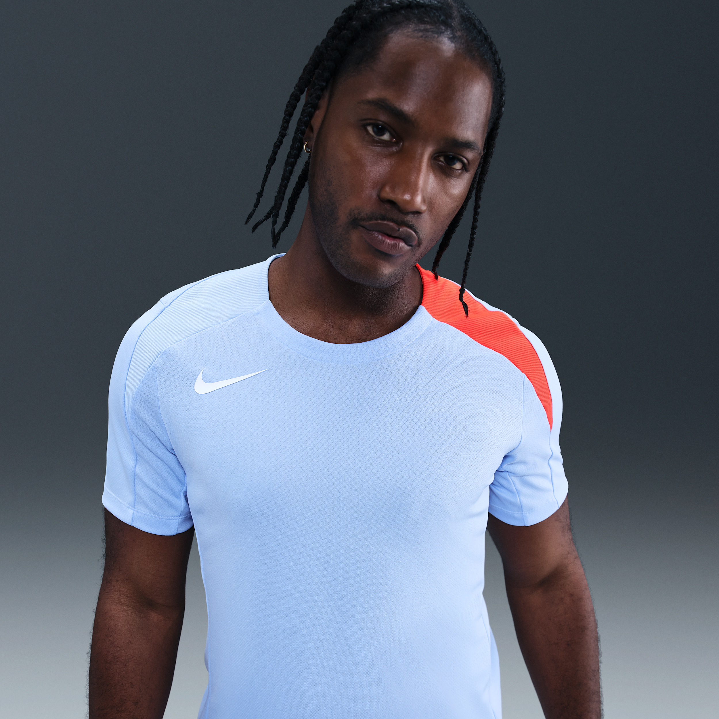 Nike Strike Dri-FIT-fodboldtrøje til mænd - blå