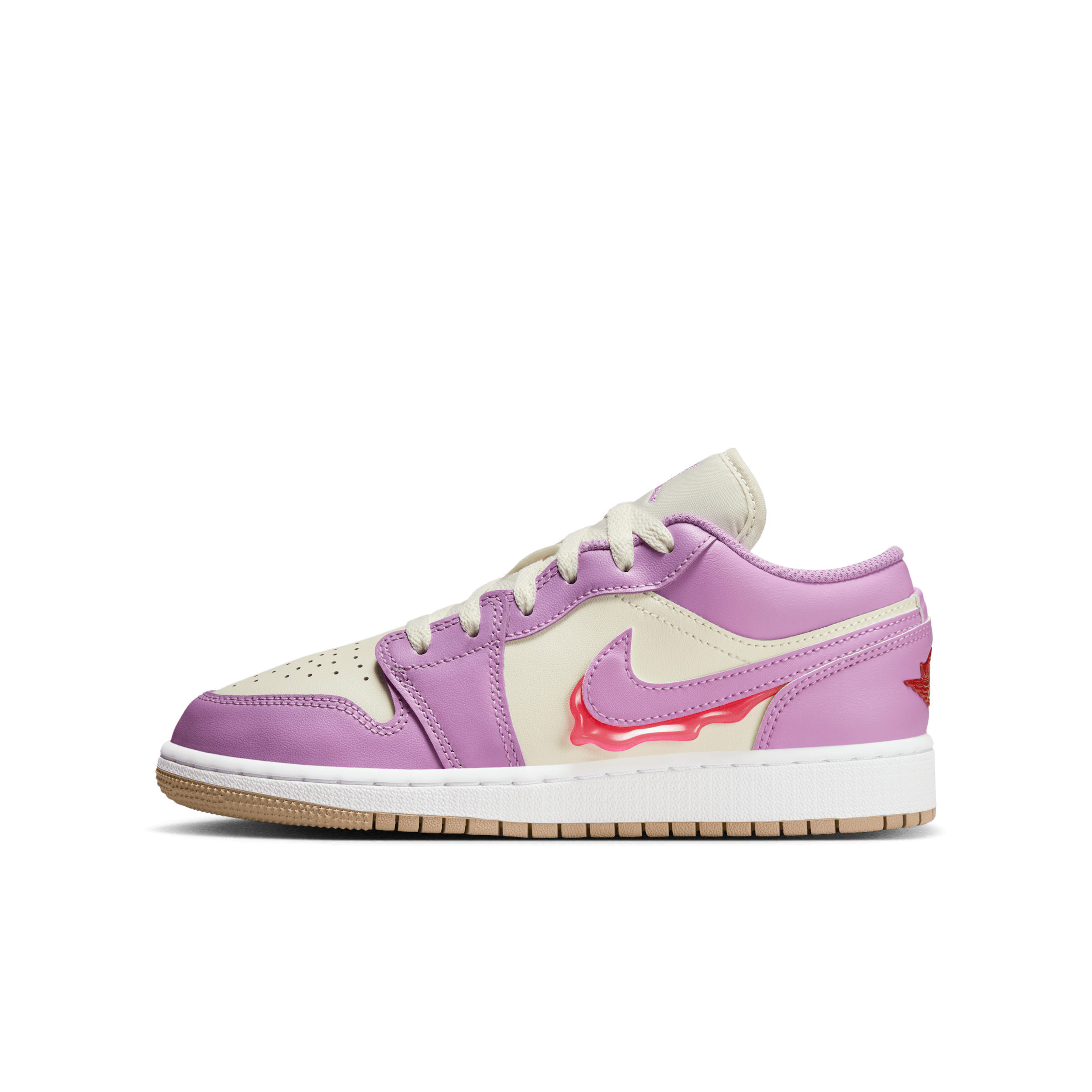 Nike Air Jordan 1 Low SE Older Kids' Shoes - Purple