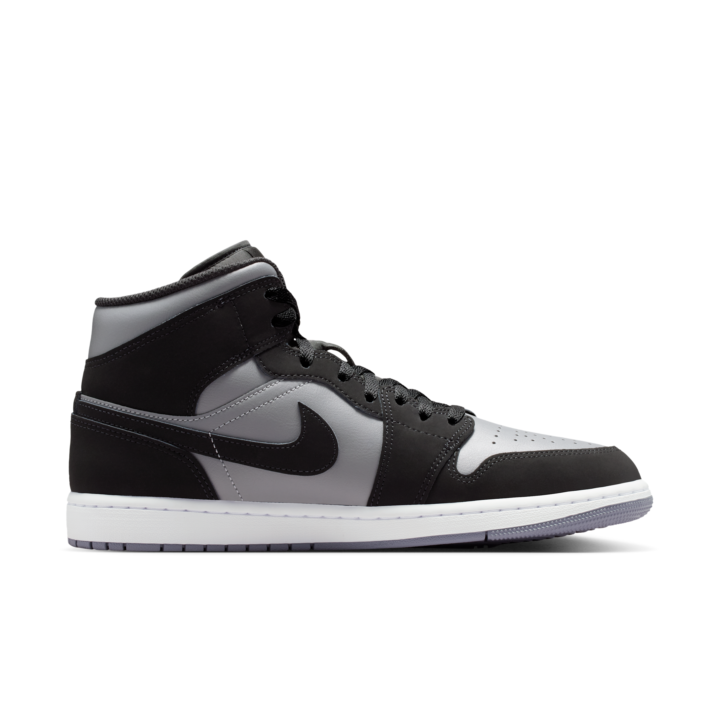 Nike Air Jordan 1 Mid Men's Shoes - Black - IU7672-001