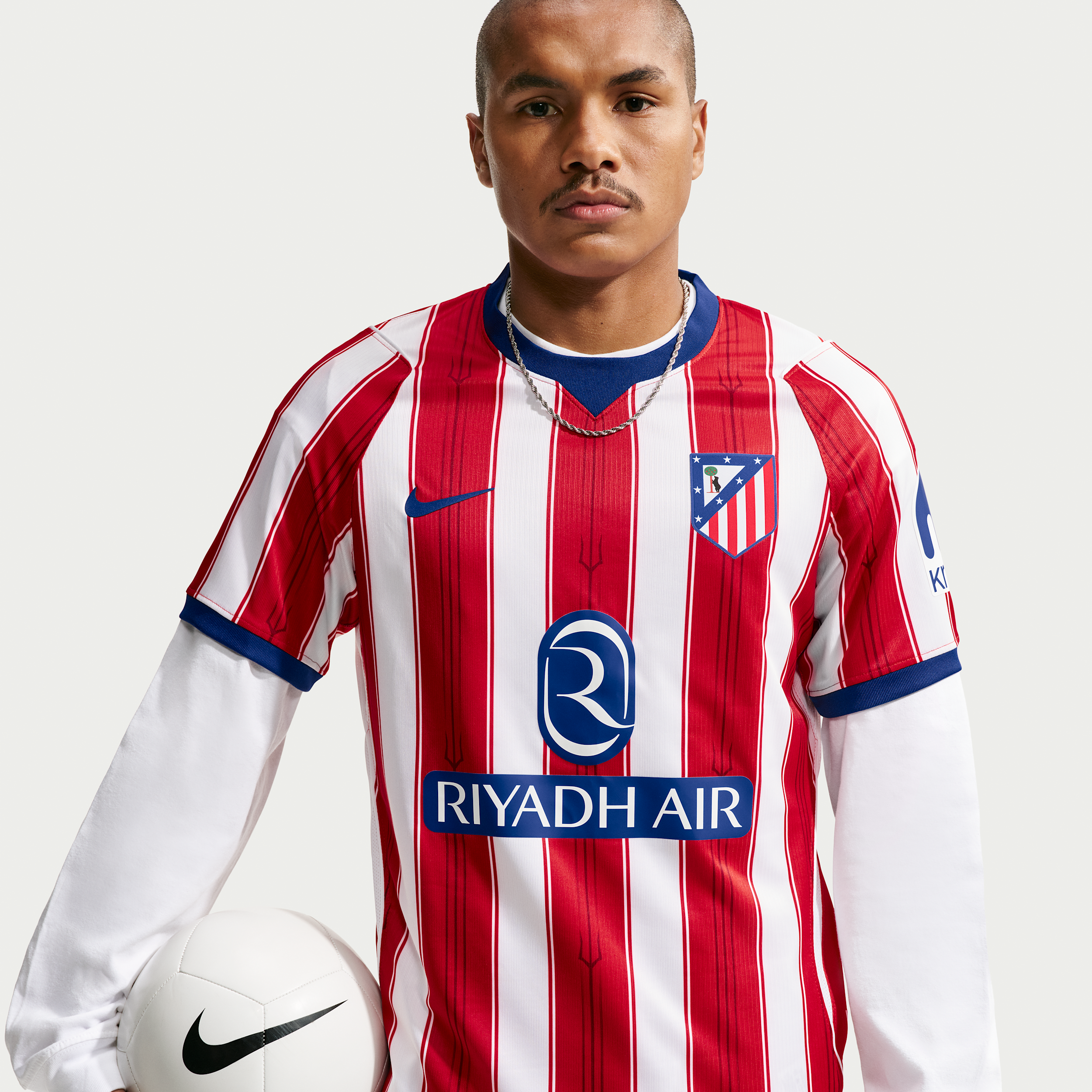 Atlético de Madrid 2026/27 Stadium Home Nike Dri-FIT Replica-fodboldtrøje til mænd - hvid