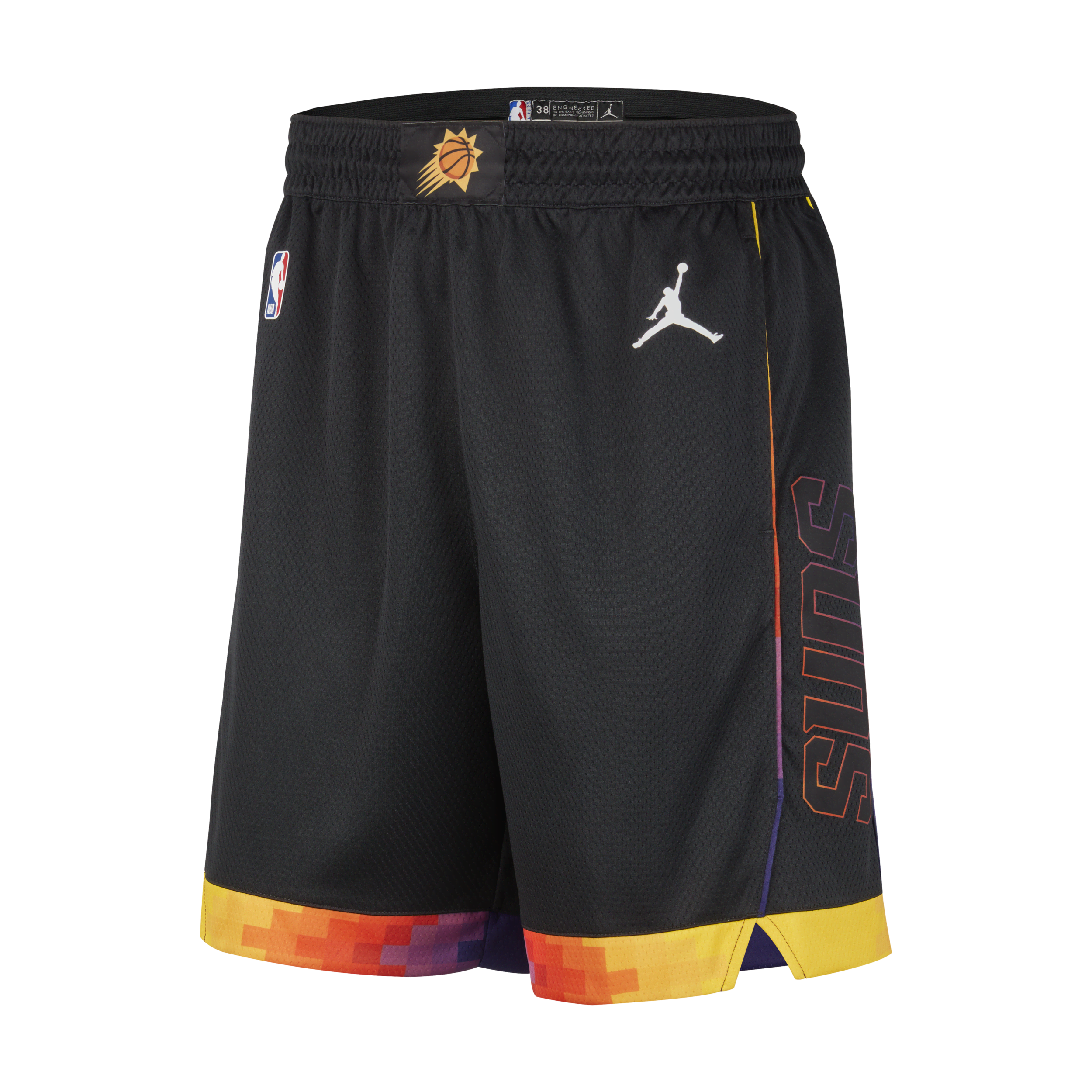 Nike Phoenix Suns Statement Edition Men’s Jordan Dri-FIT NBA Swingman Basketball Shorts – Black – Polyester