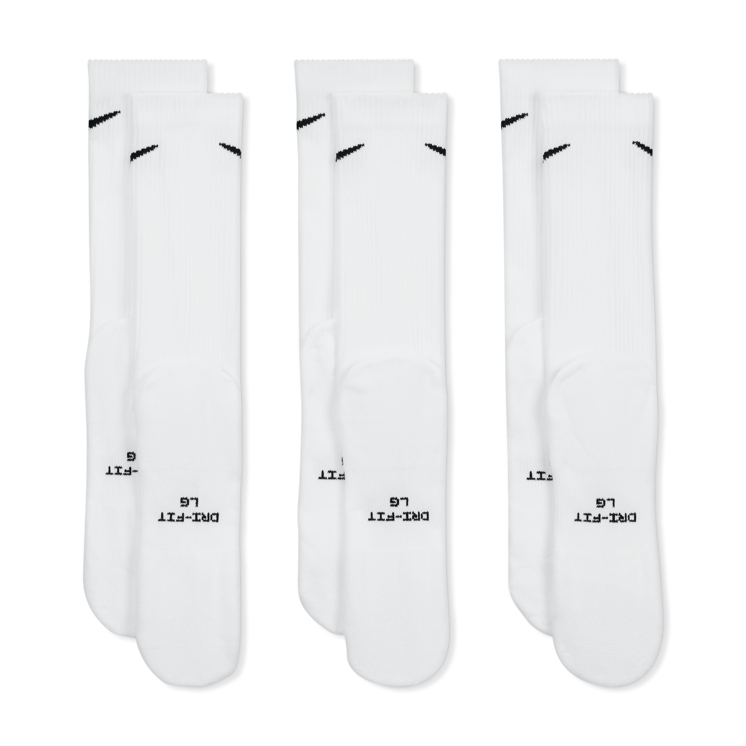 Thumbnail - Nike Everyday Elevated Crew-Socken (3 Paar) - Weiß