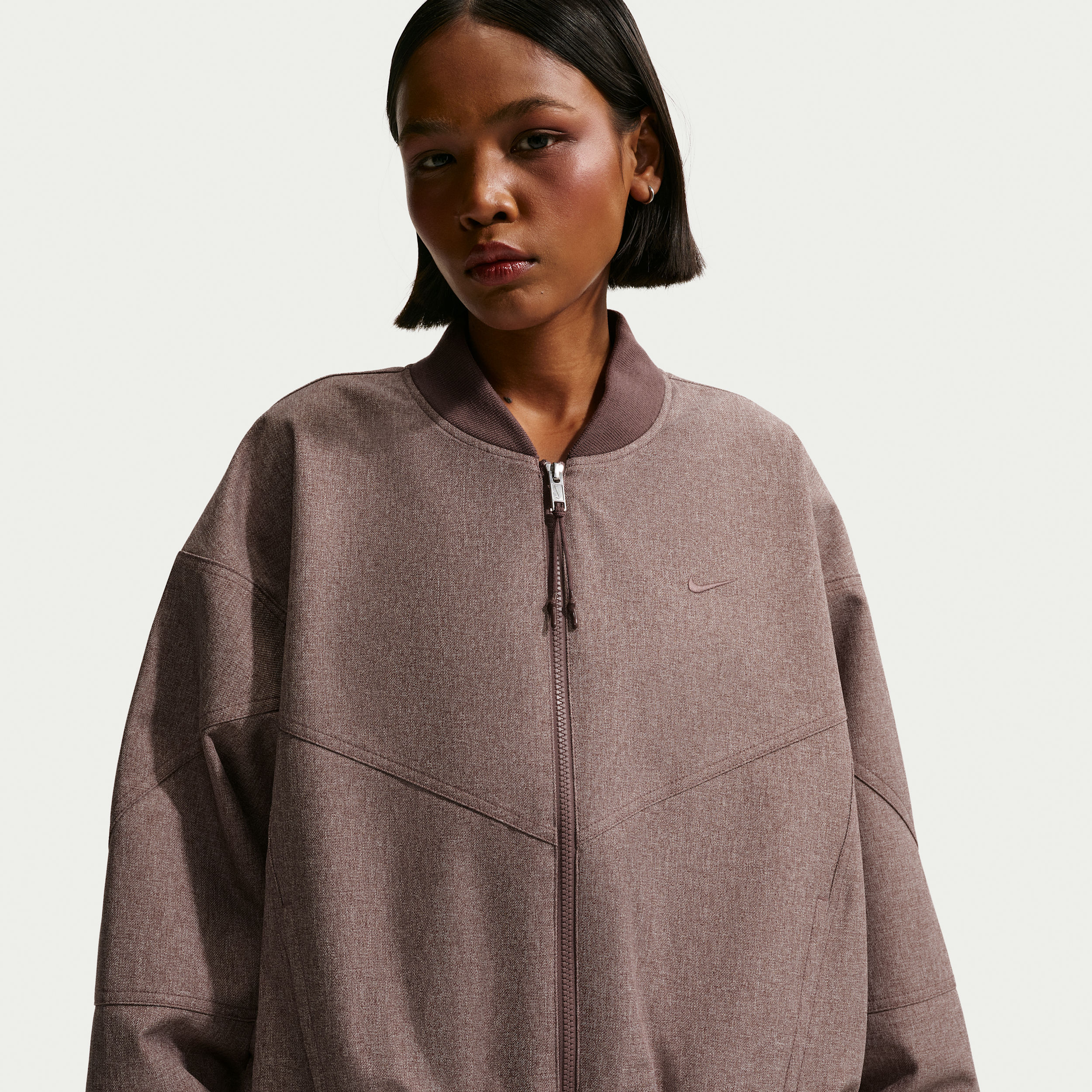 Thumbnail - Nike Oversize-Bomberjacke (Damen) - Lila