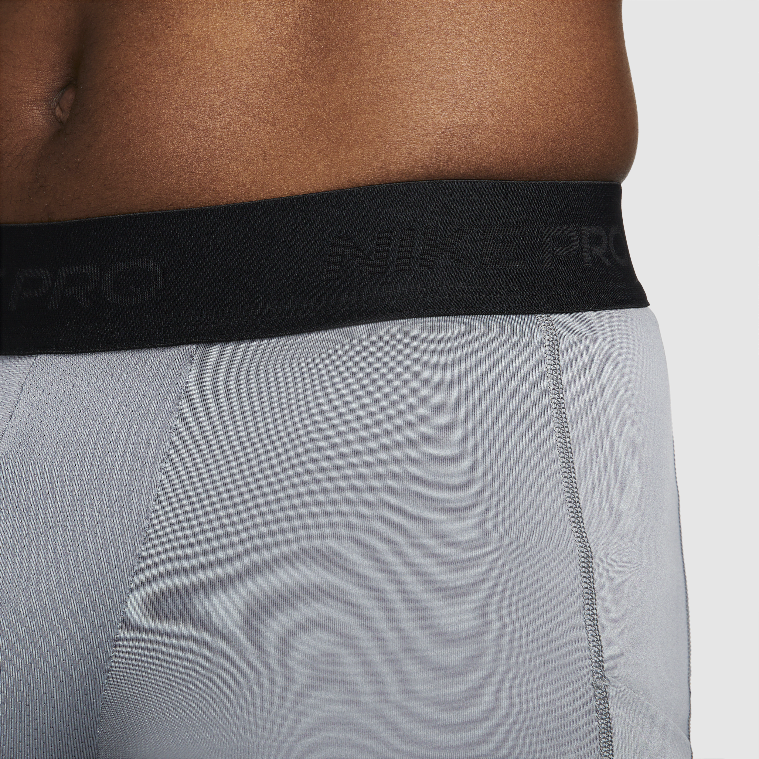 Nike Pro Dri-FIT lange fitnesshorts voor heren Grijs