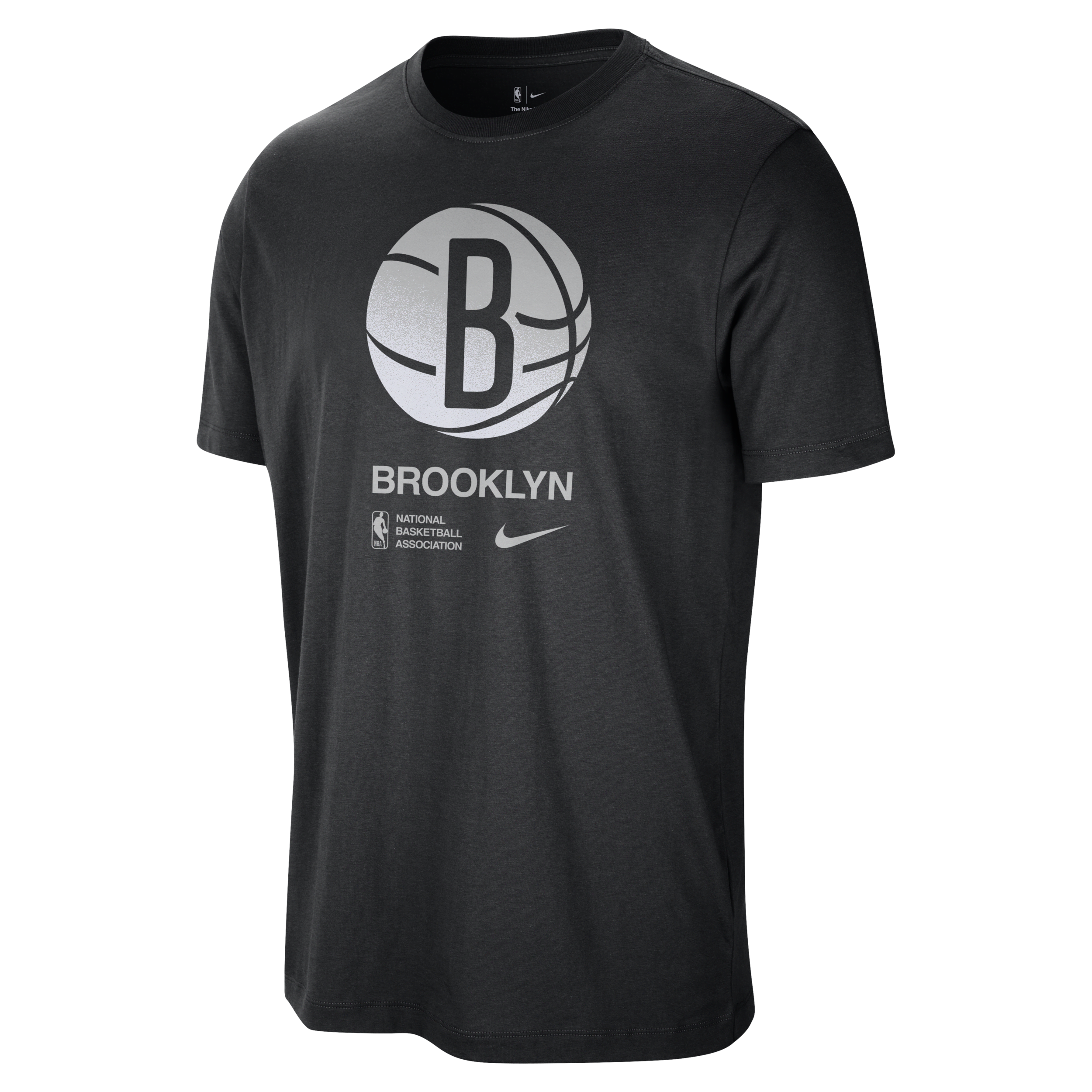 „Nike NBA Brooklyn Nets Courtside T-Shirt für Herren – Schwarz | Offizielle Fanwear