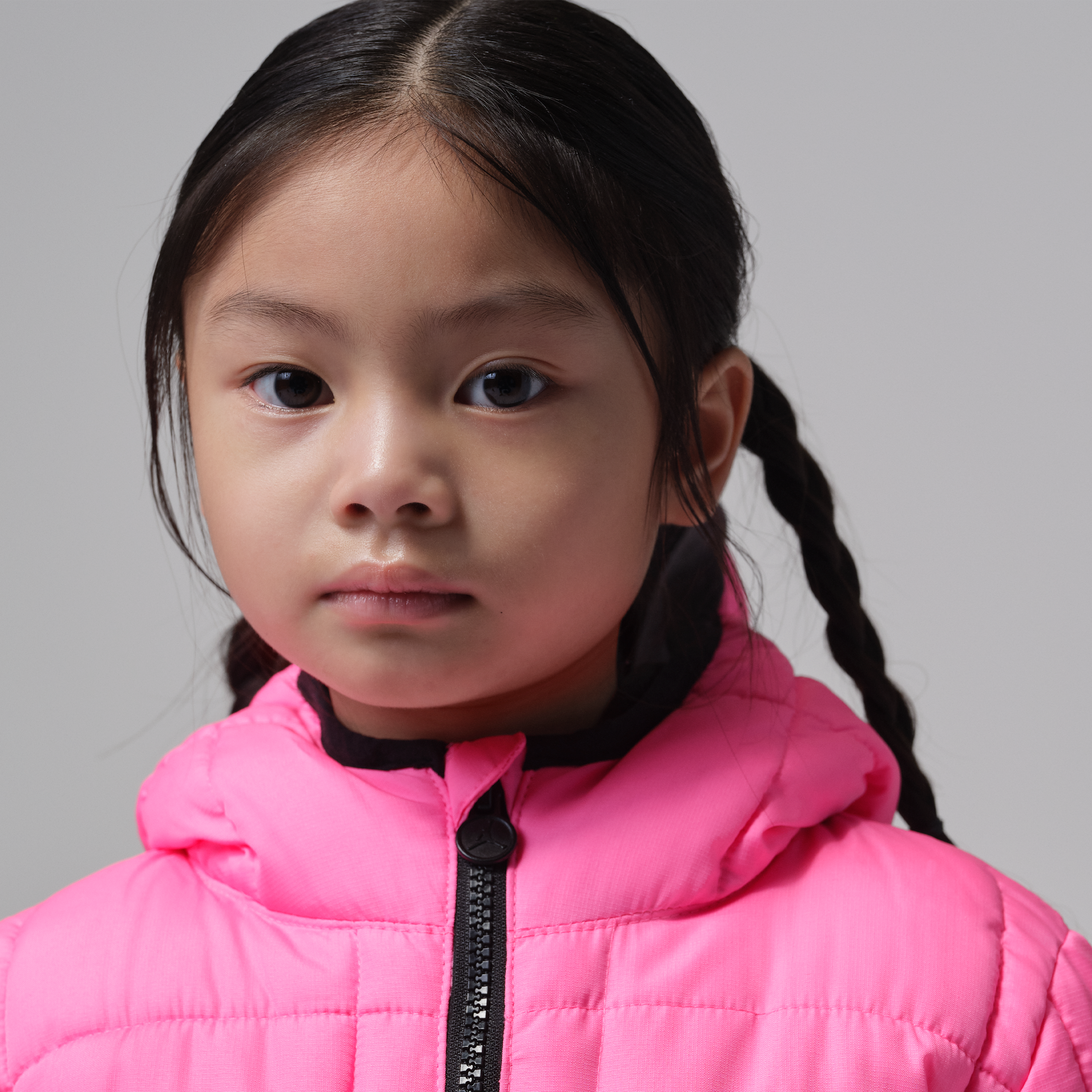 Thumbnail - Jordan Essential mittelschwere Puffer-Jacke (jüngere Kinder) - Pink