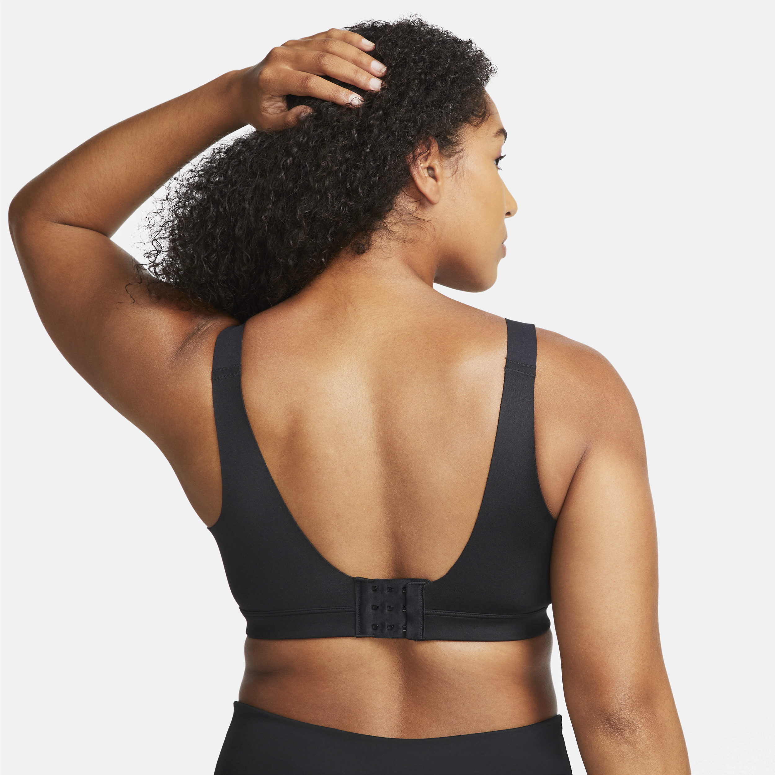 Brassière de sport rembourrée ajustable à maintien supérieur Nike Alpha pour femme - Noir