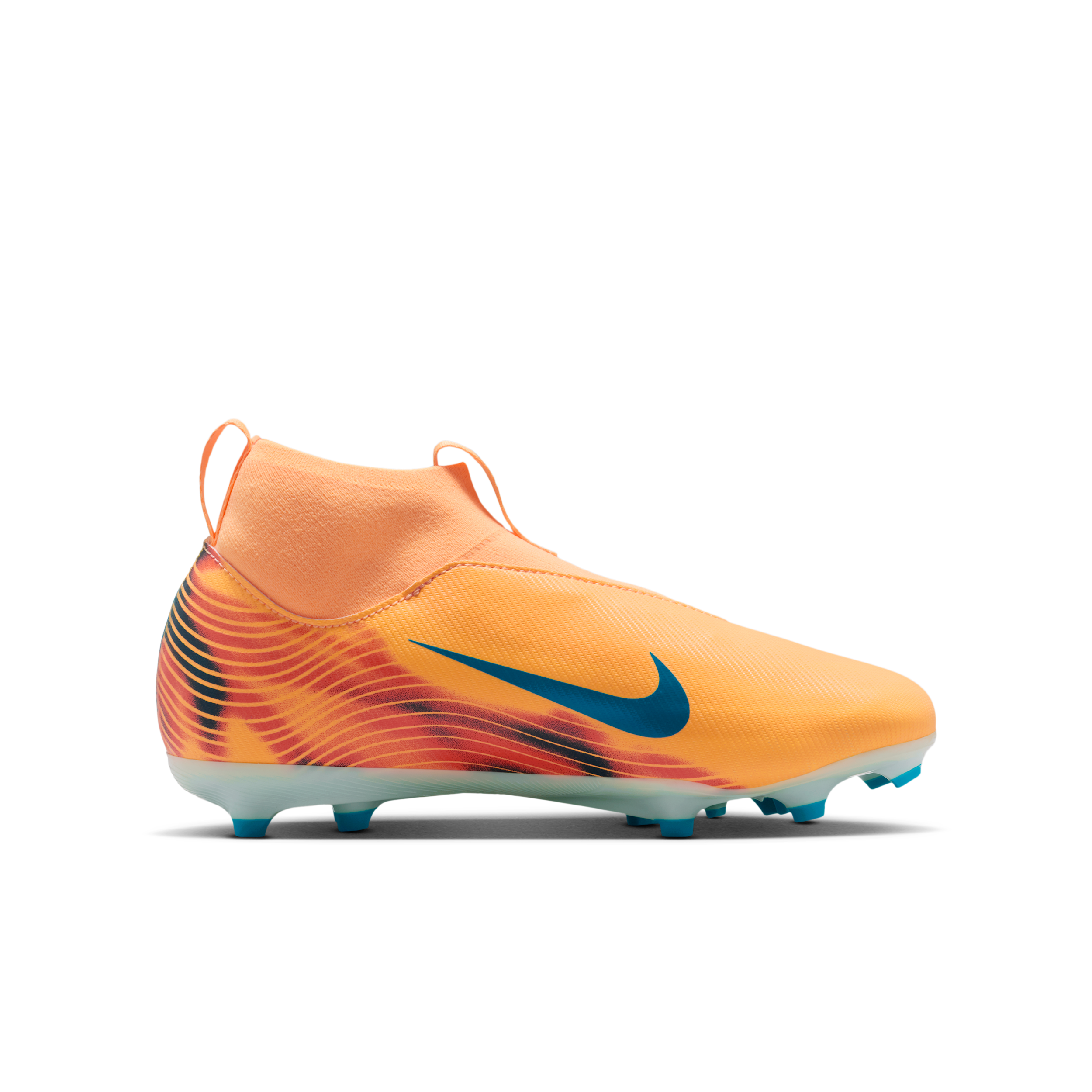 Thumbnail - Nike Jr. Mercurial Superfly 10 Academy "Kylian Mbappé" MG High-Top-Fußballschuh (jüngere/ältere Kinder) - Orange