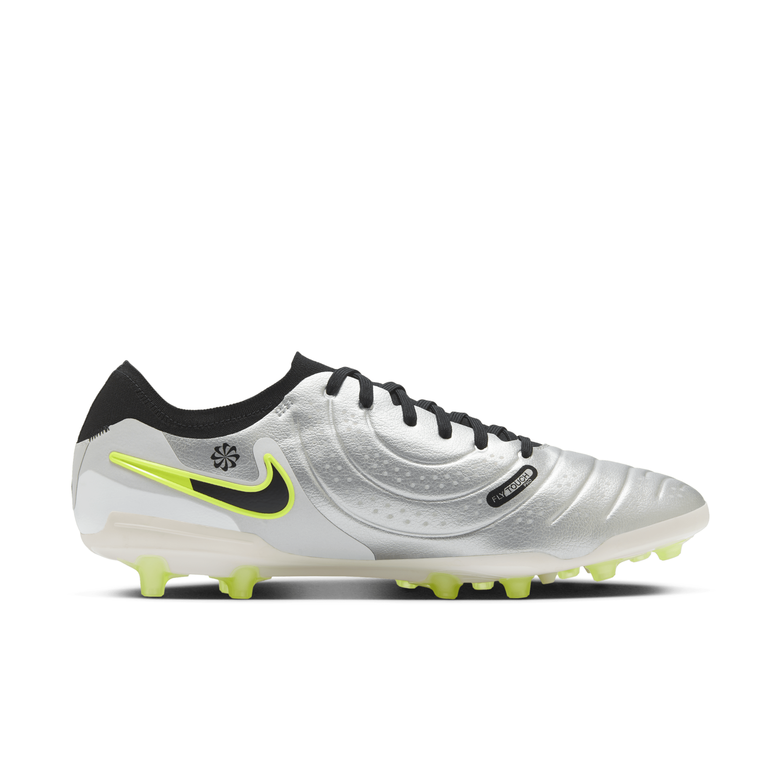 Chaussure de foot basse à crampons pour terrain synthétique Nike Tiempo Legend 10 Pro - Gris