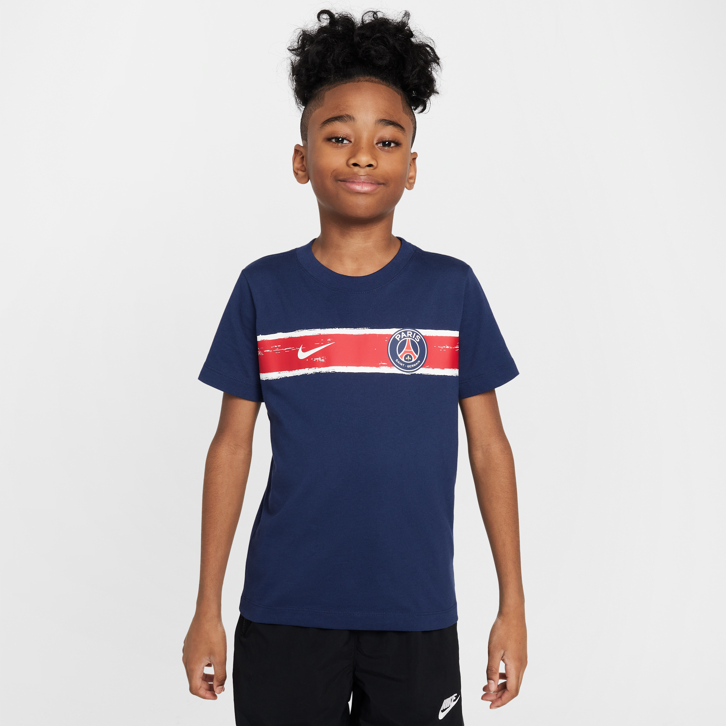 T-shirt Nike Football Paris Saint-Germain Heritage pour ado - Bleu