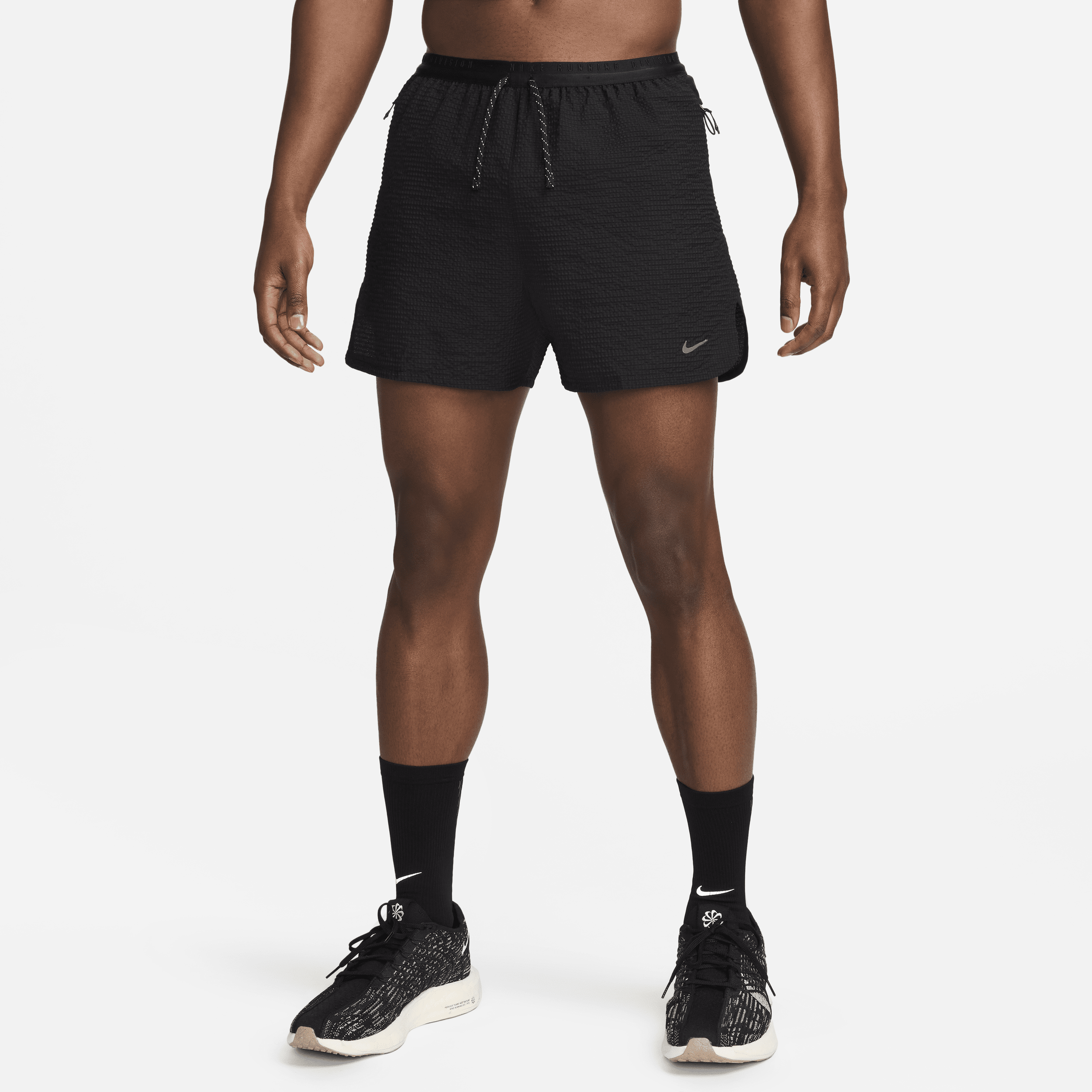 Nike Running Division Dri-FIT ADV hardloopshorts met binnenbroek voor heren (10 cm) - Zwart