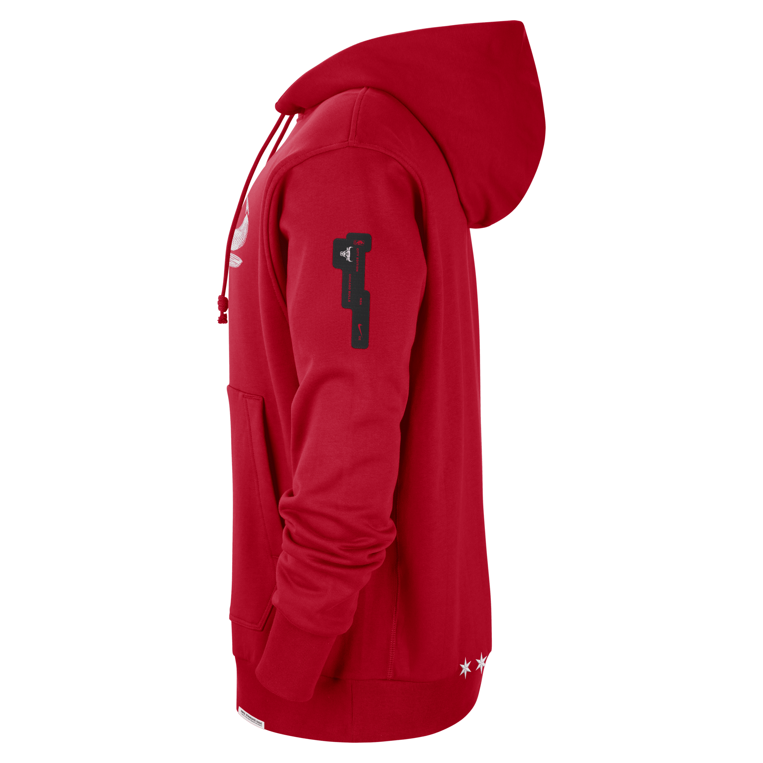 Nike Chicago Bulls Standard Issue 2023 24 City Edition NBA Courtside hoodie voor heren Rood