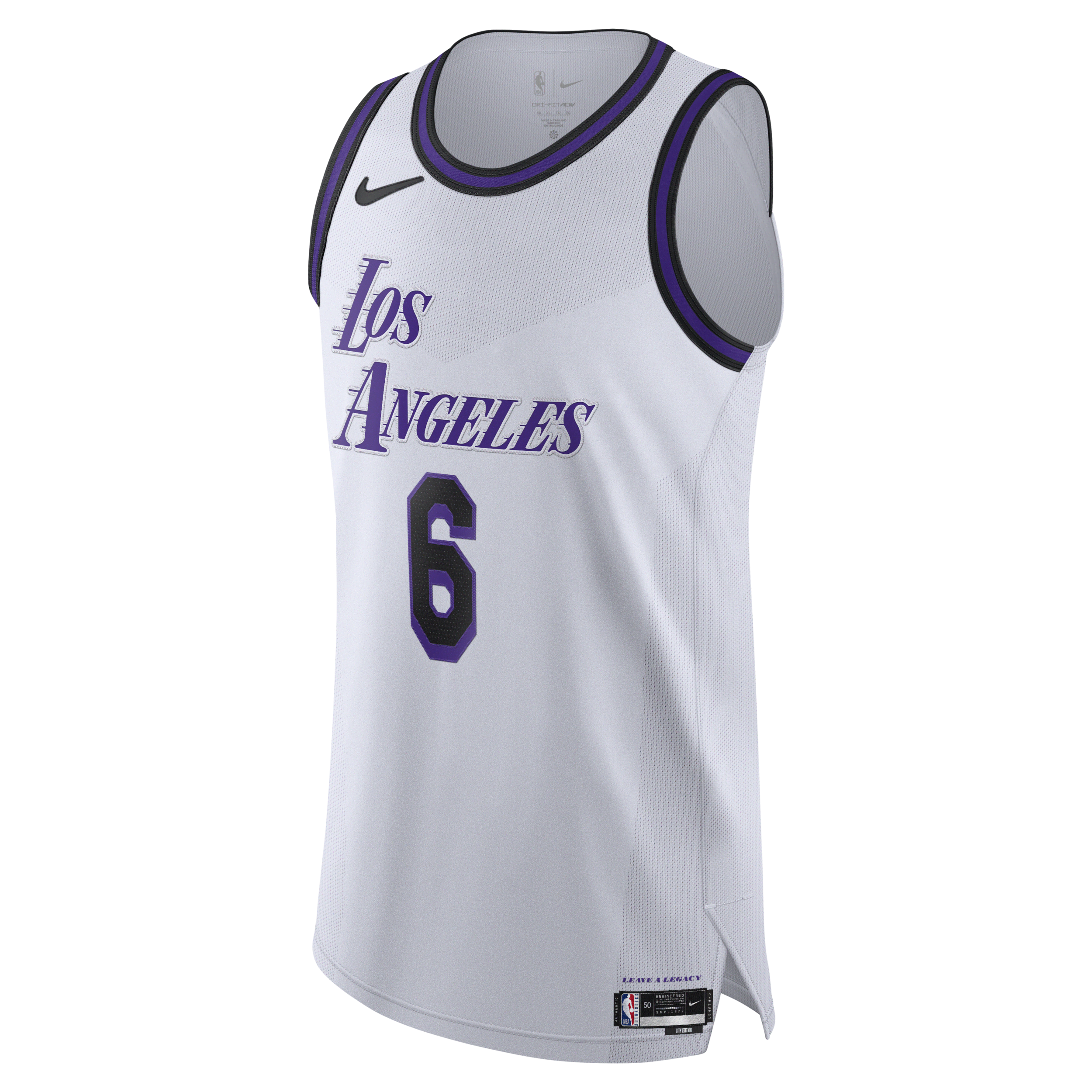 Koszulka męska Nike Dri-FIT ADV NBA Authentic Los Angeles Lakers City Edition - Biel
