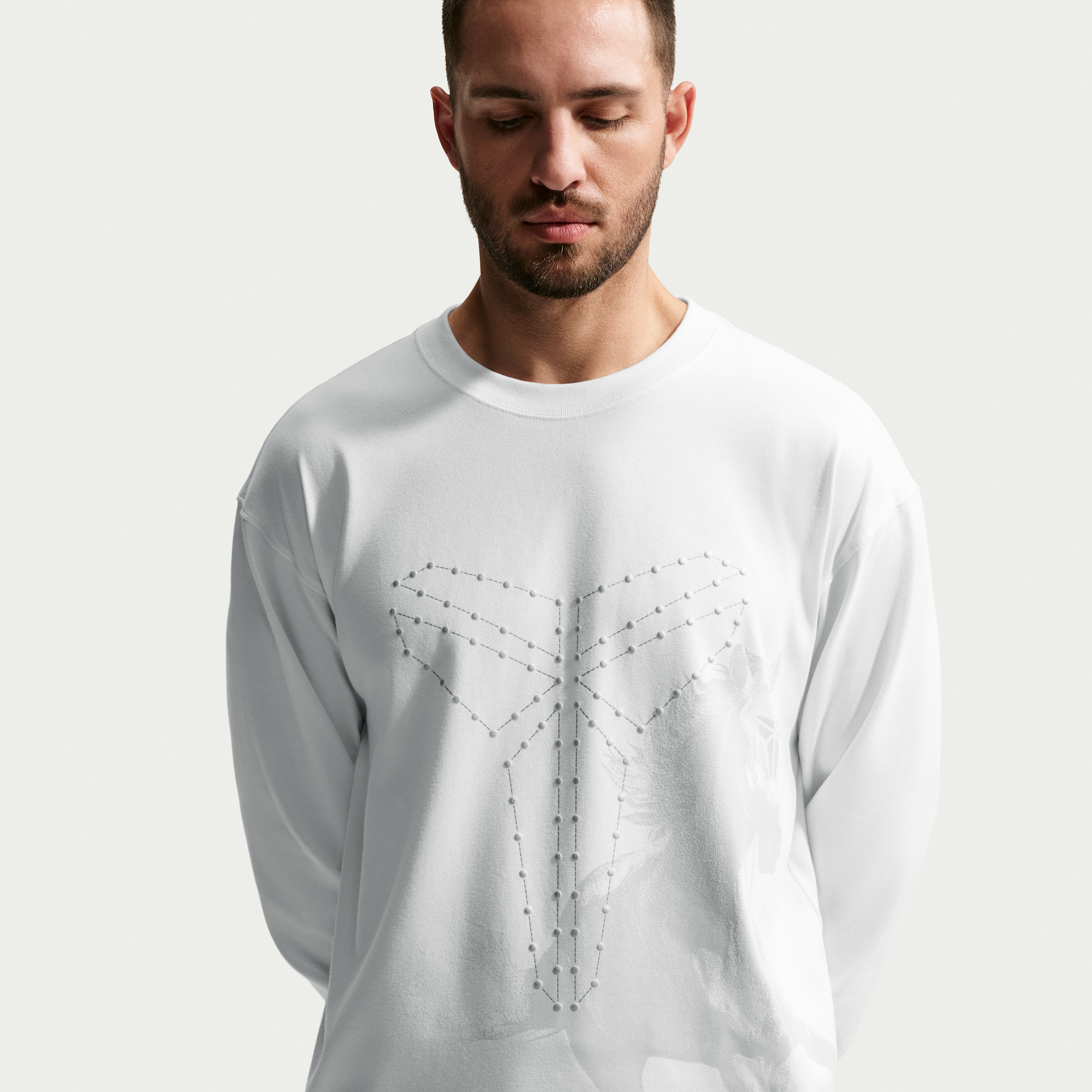 Thumbnail - Kobe Dri-FIT Longsleeve-Basketball-T-Shirt (Herren) - Weiß