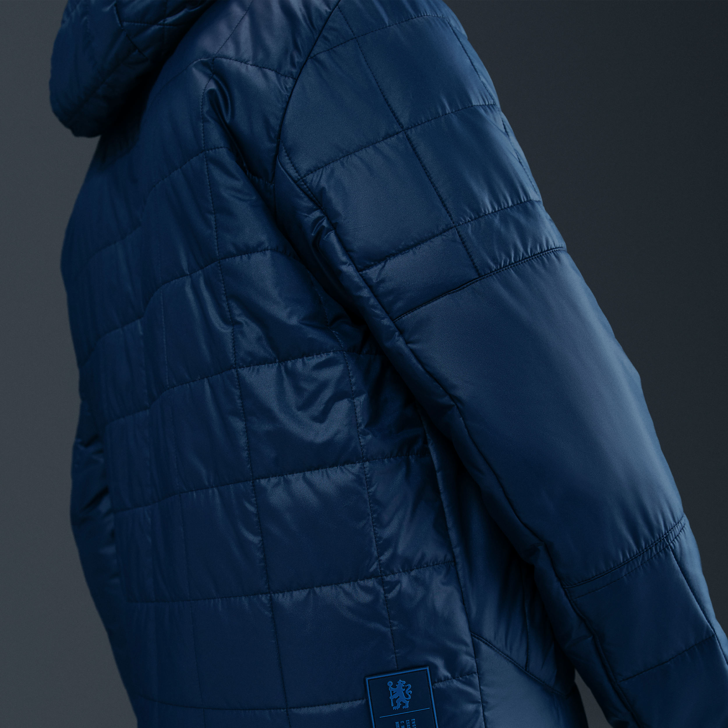 Thumbnail - Chelsea FC Nike Fußballjacke mit Kapuze und Synthetikfüllung für Herren - Blau