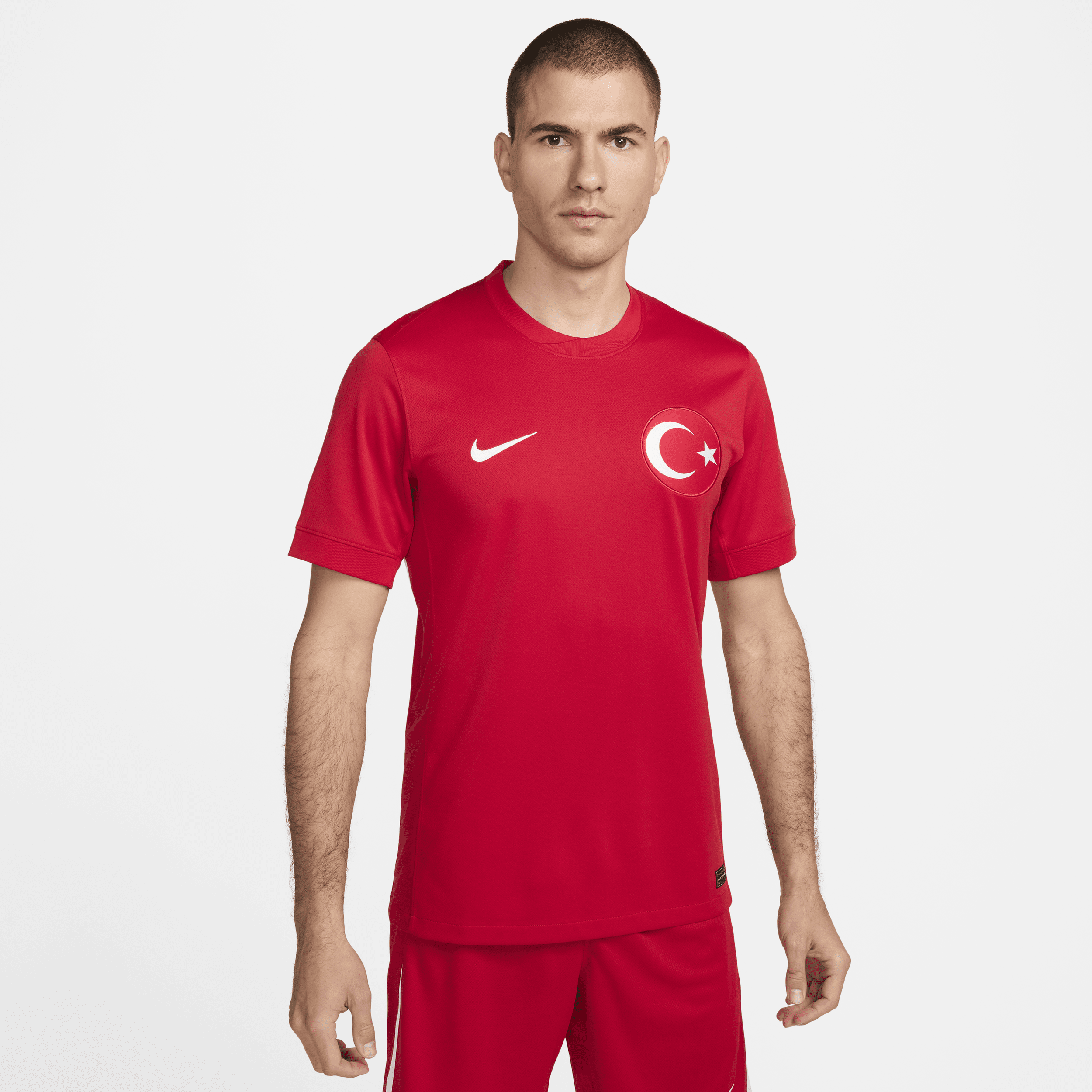 Nike Turkije 2024 25 Stadium Uit Dri-FIT replica voetbalshirt voor heren Rood
