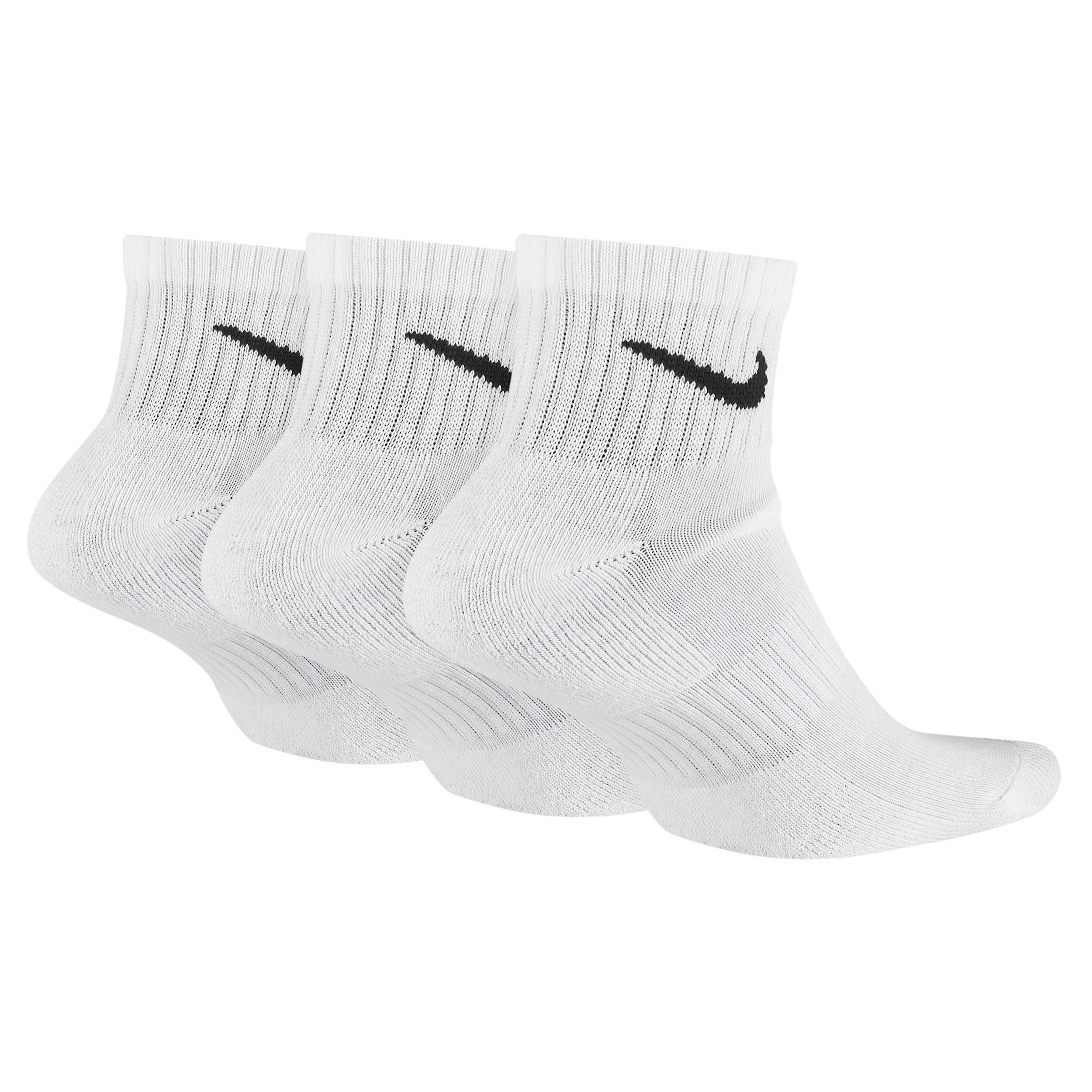 Chaussettes de training Nike Everyday Cushioned (3 paires) - Blanc