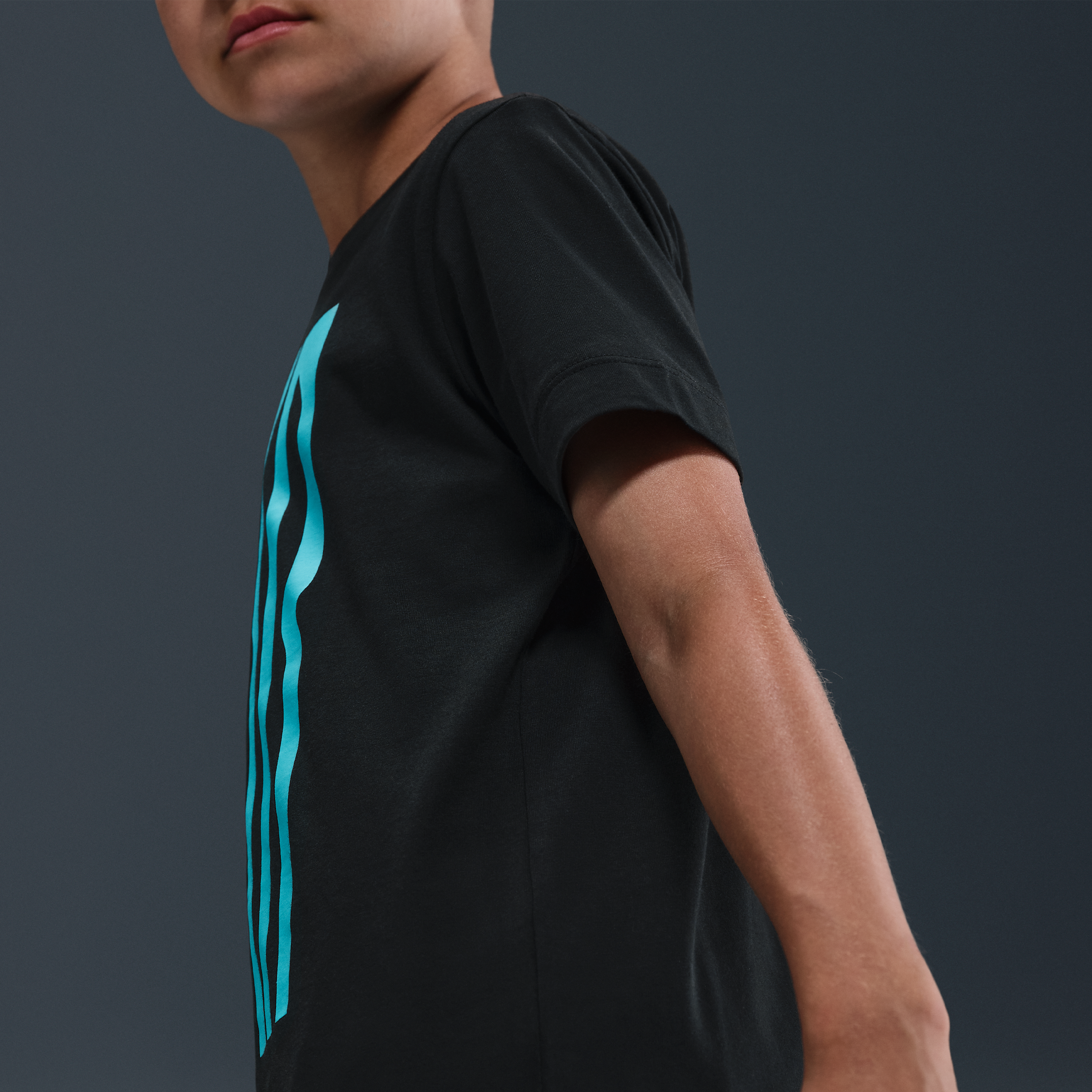 Thumbnail - Inter Mailand Nike Fußball-T-Shirt (ältere Kinder) - Schwarz