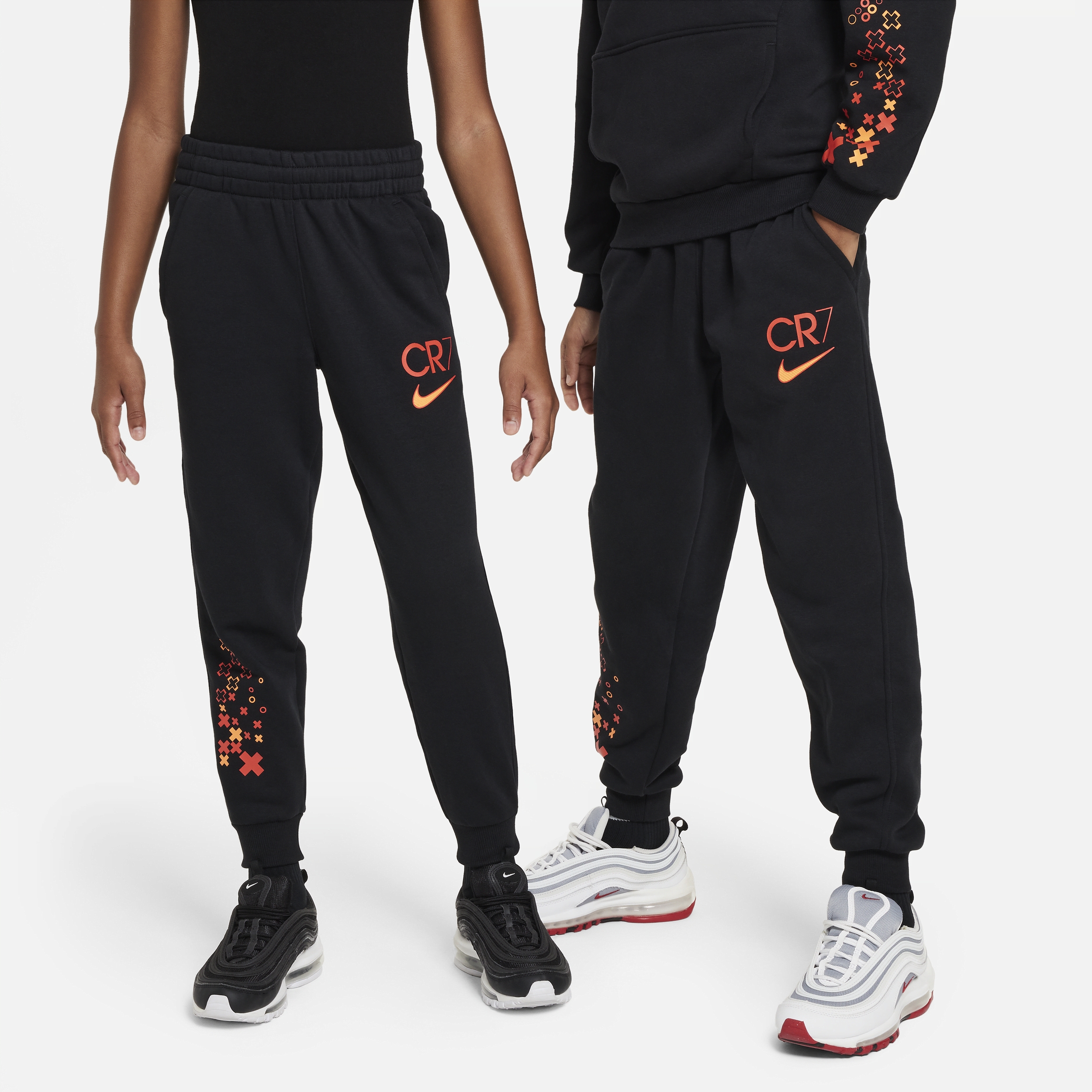 CR7 Older Kids' Club Fleece Joggers - Black