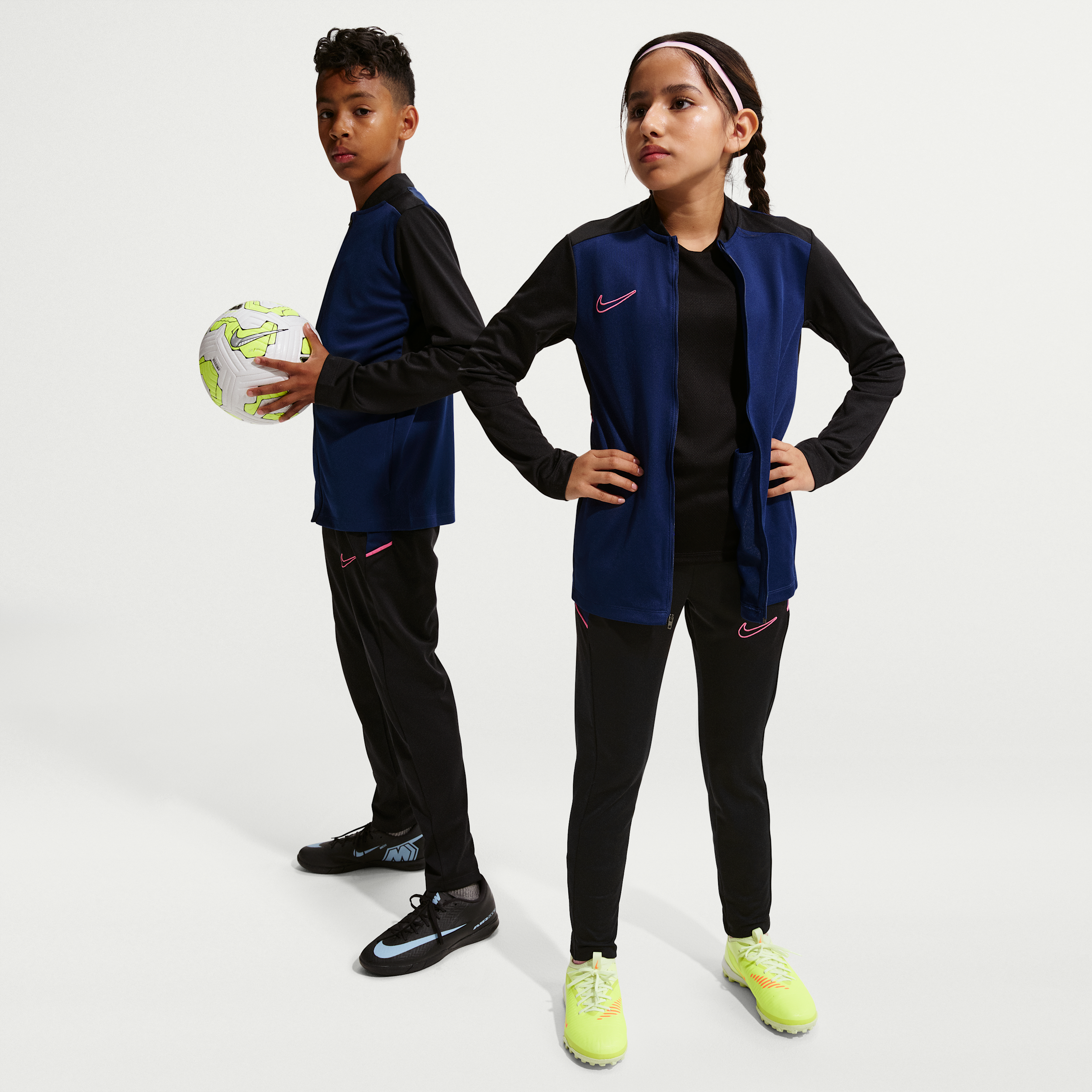 Nike Academy Older Kids Dri-FIT Football Tracksuit - Blue - Polyester