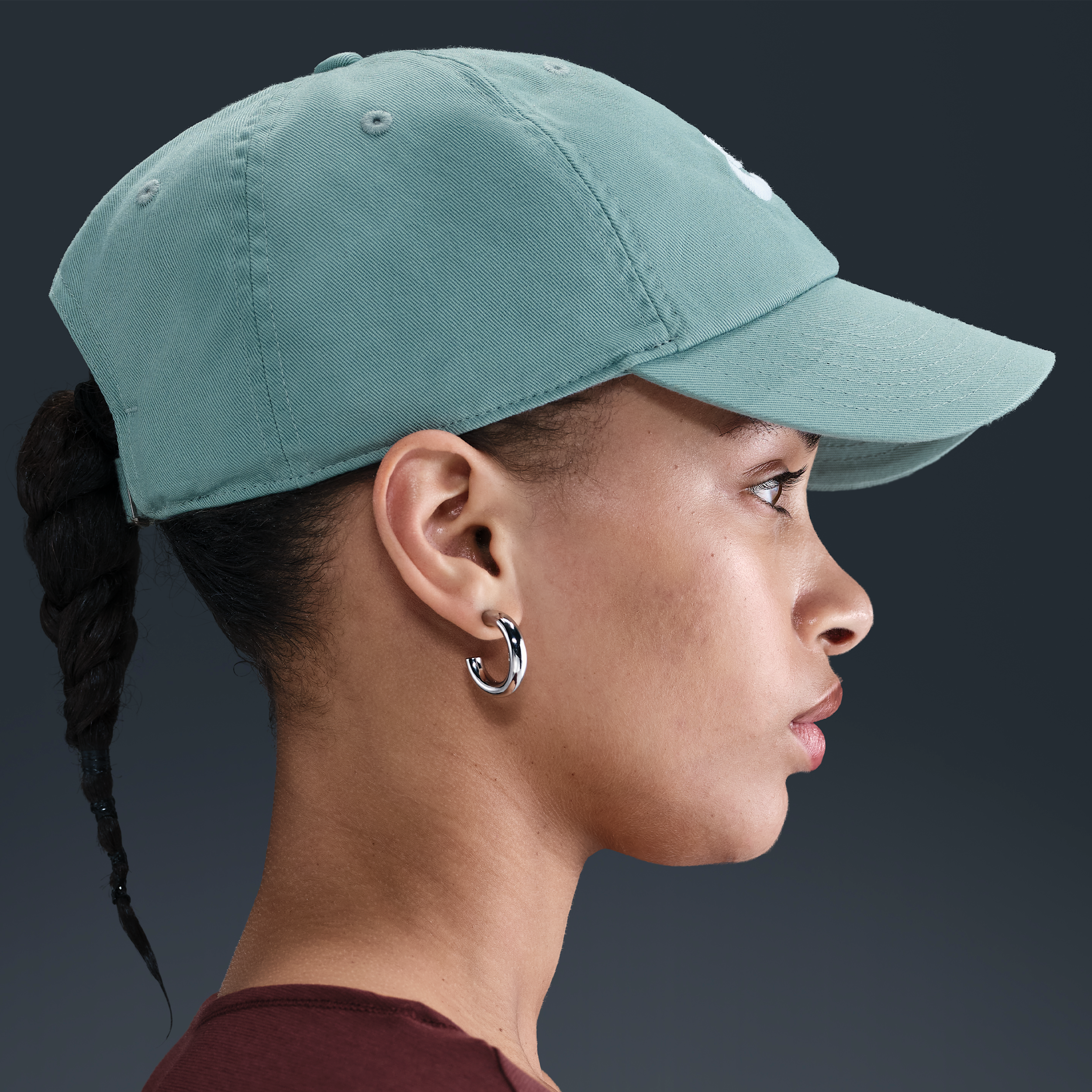 Thumbnail - Nike Club unstrukturierte Futura Wash-Cap - Grün