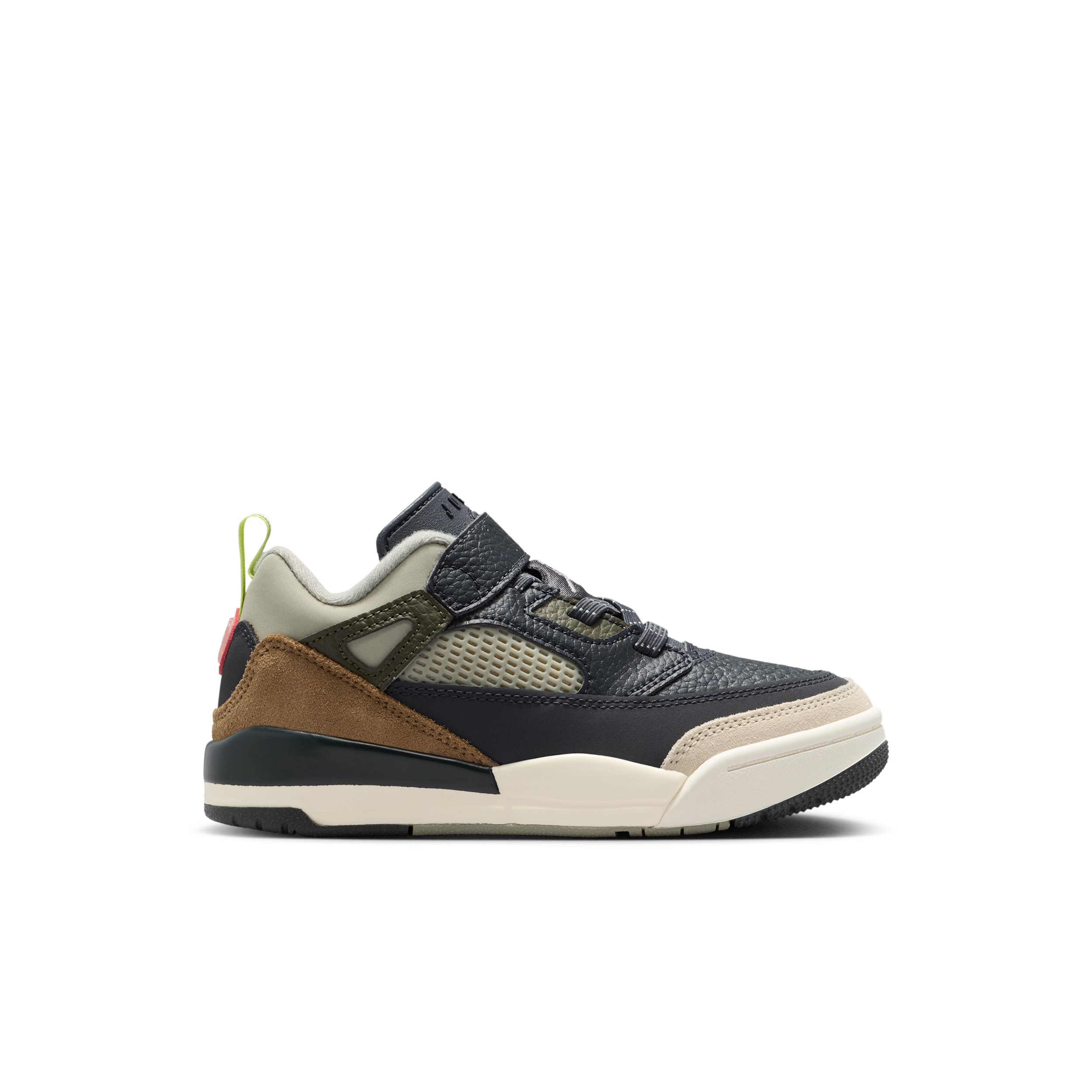 Air Jordan Spizike Low PS 'Anthracite Mango Cargo Khaki' | Black | Kid's Size 3 - FQ3951-007