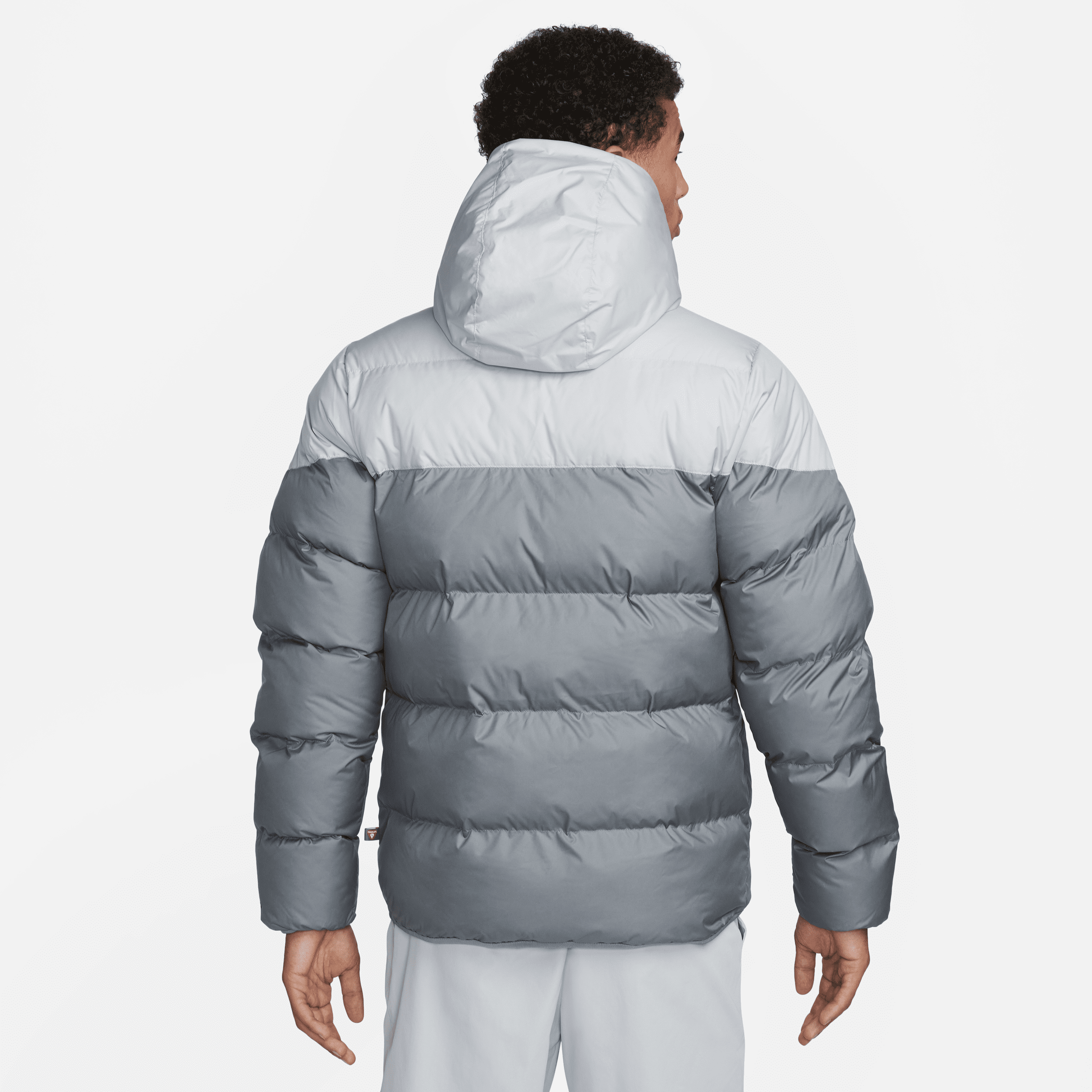 Doudoune à capuche Storm-FIT Nike Windrunner PrimaLoft® pour homme - Gris