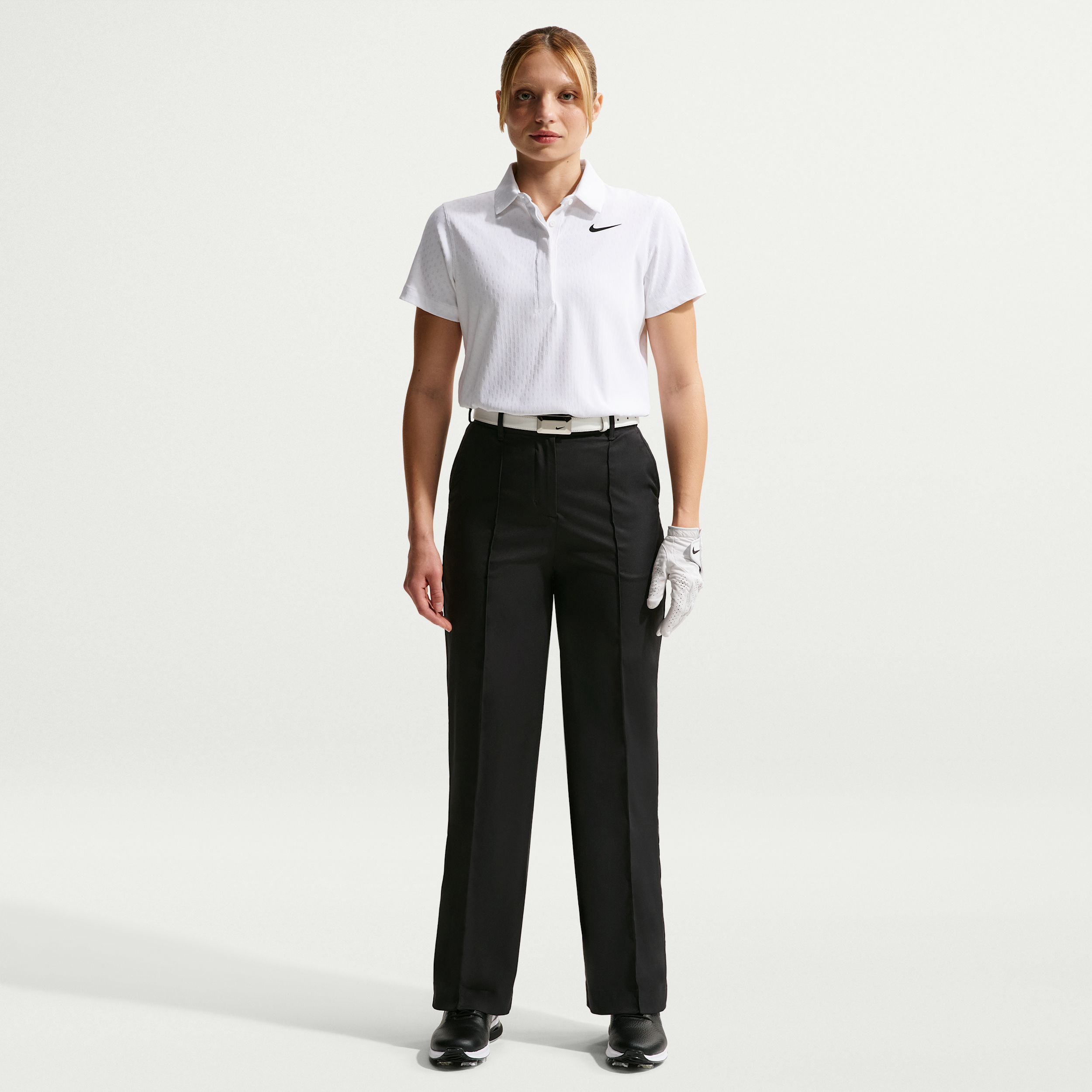 Nike Golf Club Womens Dri-FIT Golf Trousers - Black - Polyester/Elastane