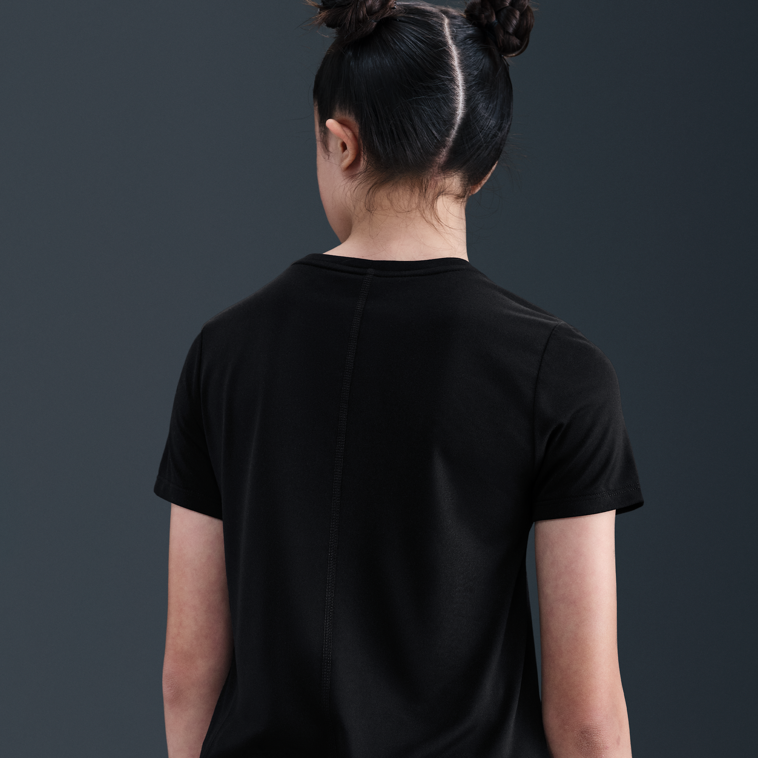 Thumbnail - Nike One Classic Kurzarmoberteil (Mädchen) - Schwarz