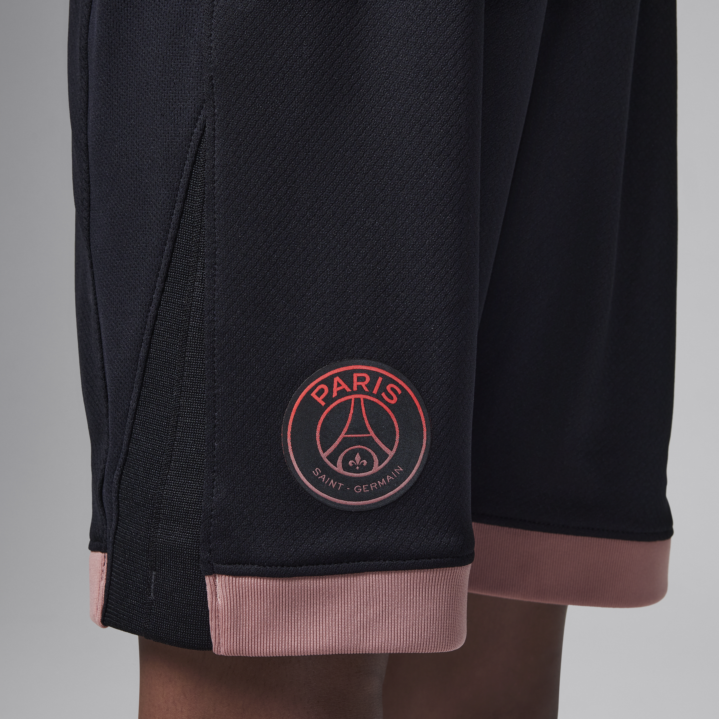 3e short de foot Replica Jordan Dri-FIT Paris Saint-Germain 2024/2025 Stadium pour ado - Noir