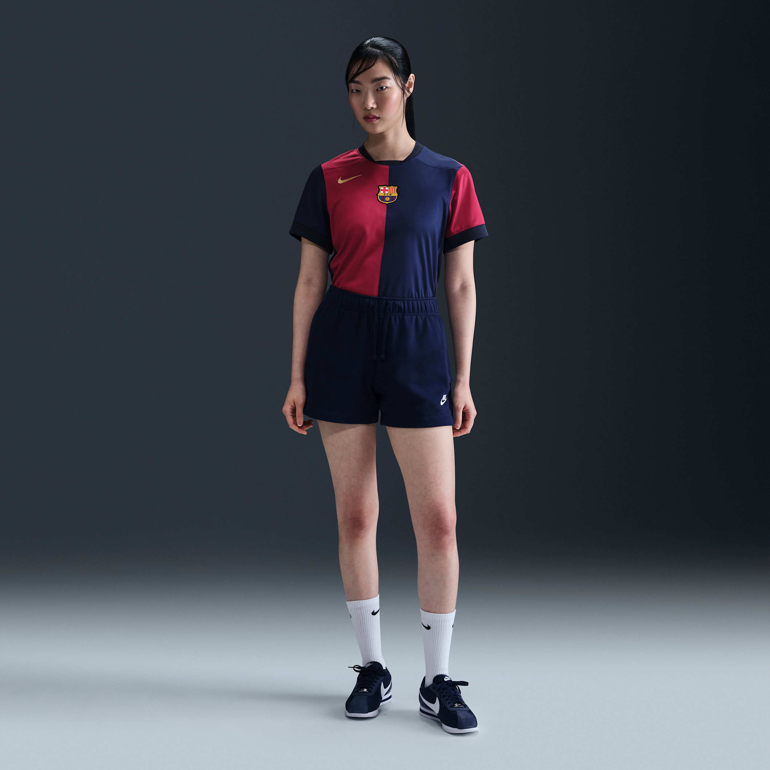 Maillot de foot replica Nike Dri-FIT FC Barcelona 2024/25 Stadium Domicile pour femme - Bleu