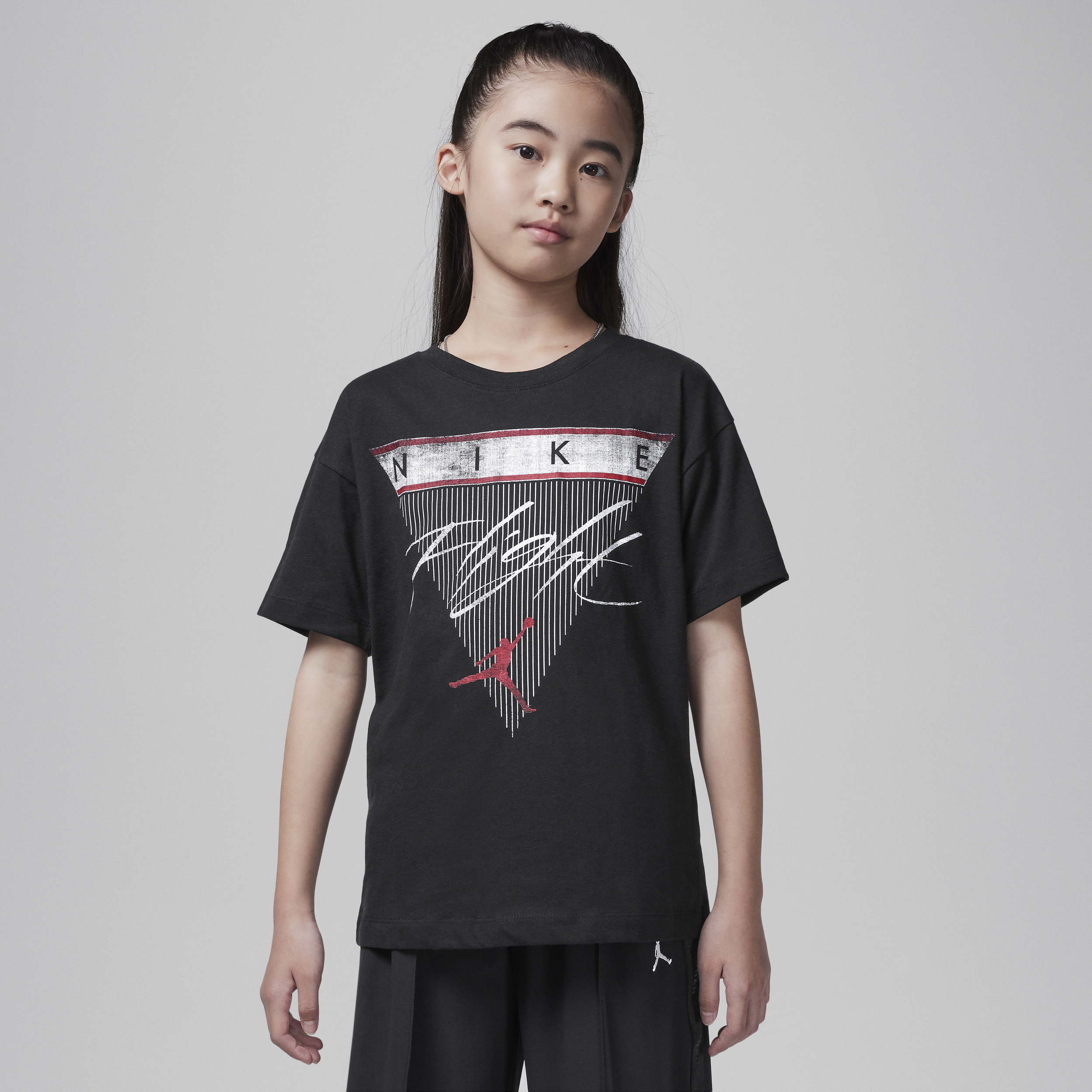 T-shirt Flight Jumpman Jordan pour ado - Noir