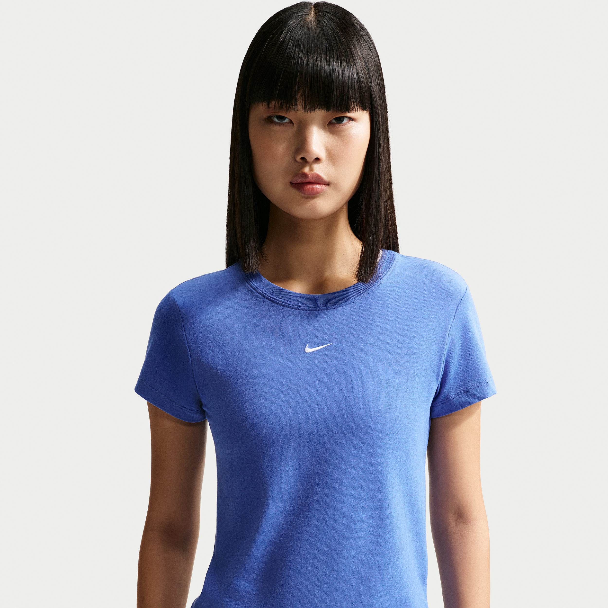 Thumbnail - Nike Chill Knit Damen-T-Shirt - Blau