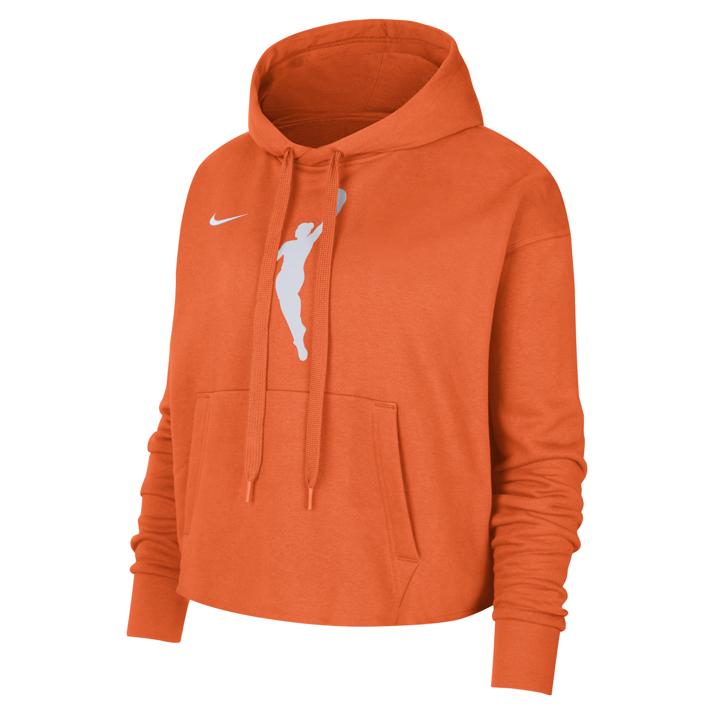 Nike Team 13 Courtside WNBA-hoodie voor dames Oranje
