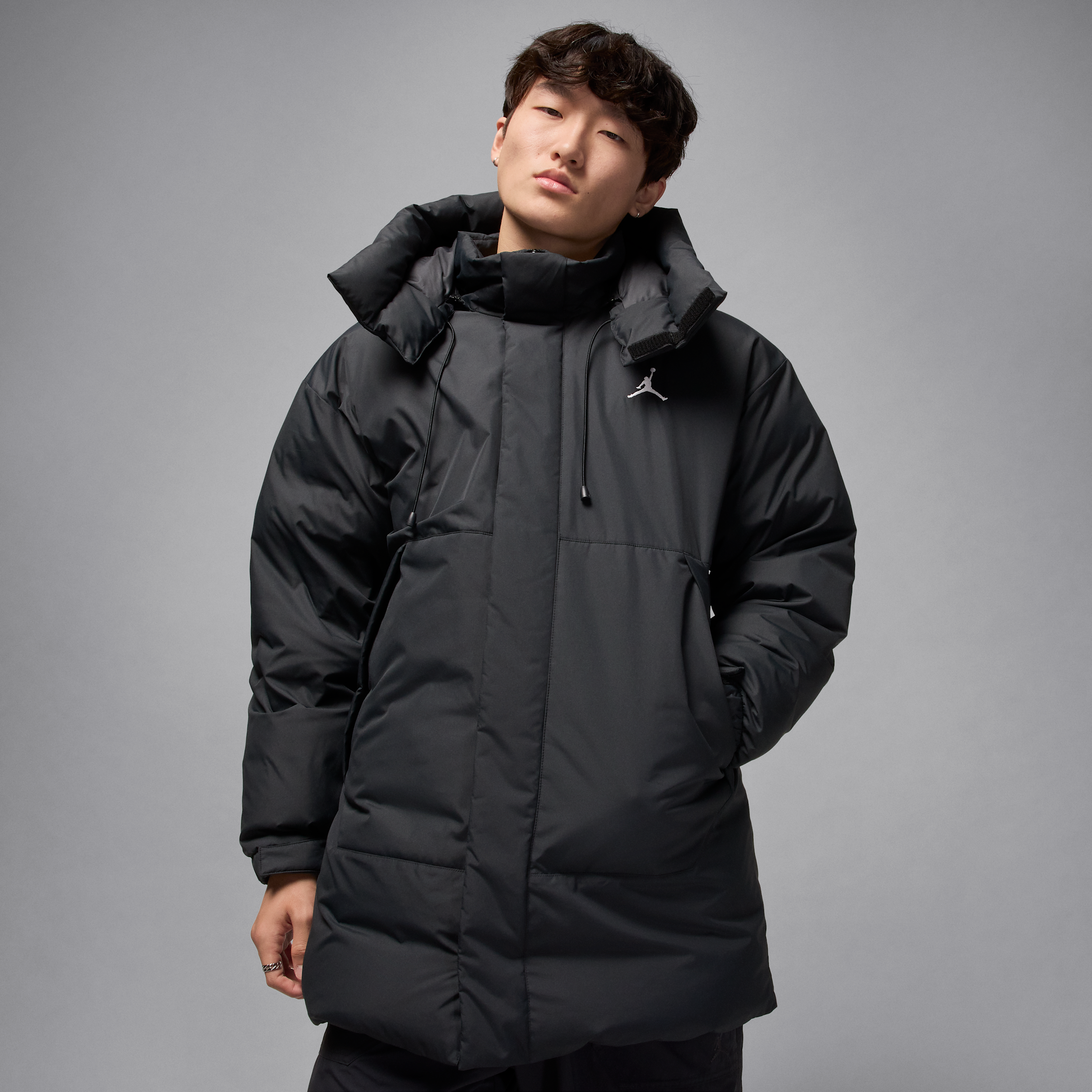 Thumbnail - Jordan Flight Daunenparka (Herren) - Schwarz