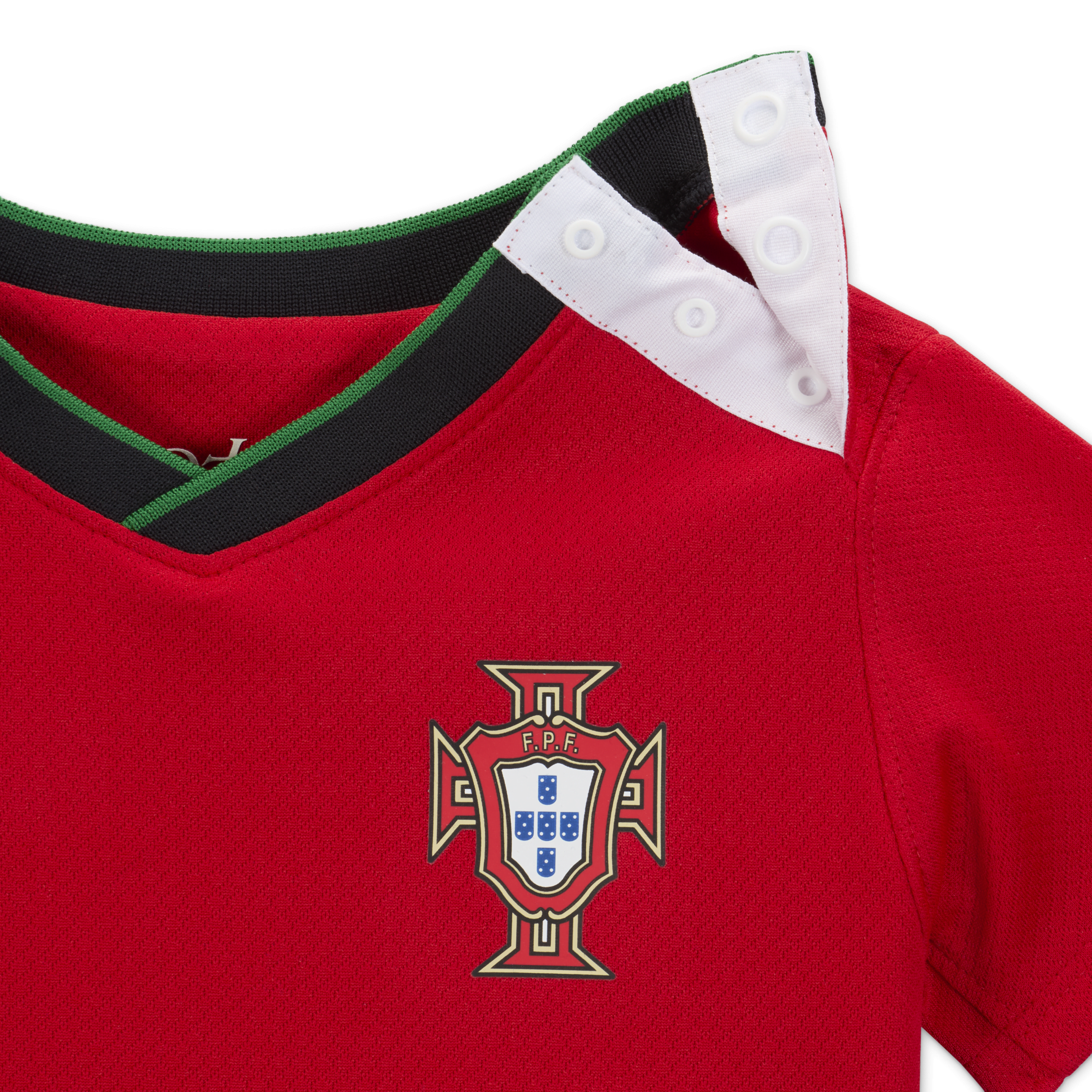Nike Portugal 2024 Stadium Thuis driedelig replica voetbaltenue voor baby's peuters Rood