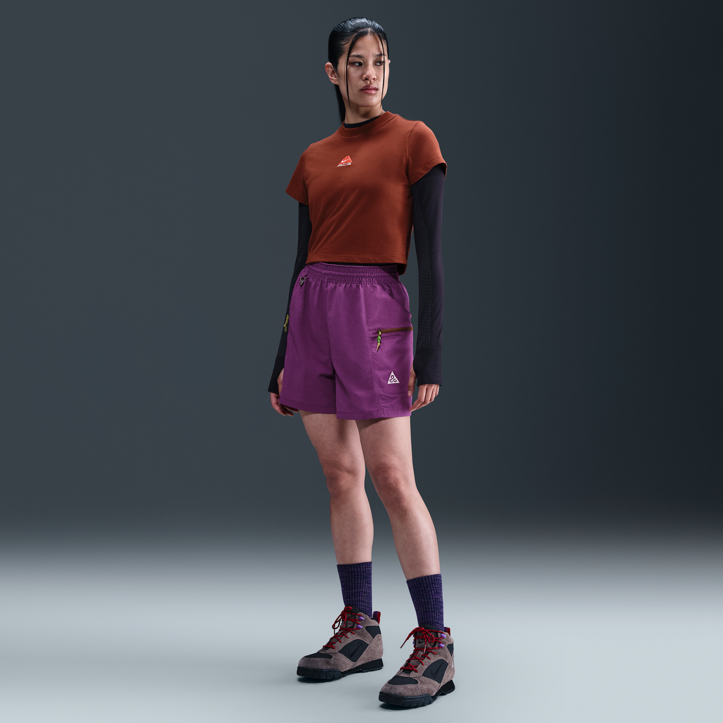 Nike ACG 'Death Bloom' damesshorts - Paars