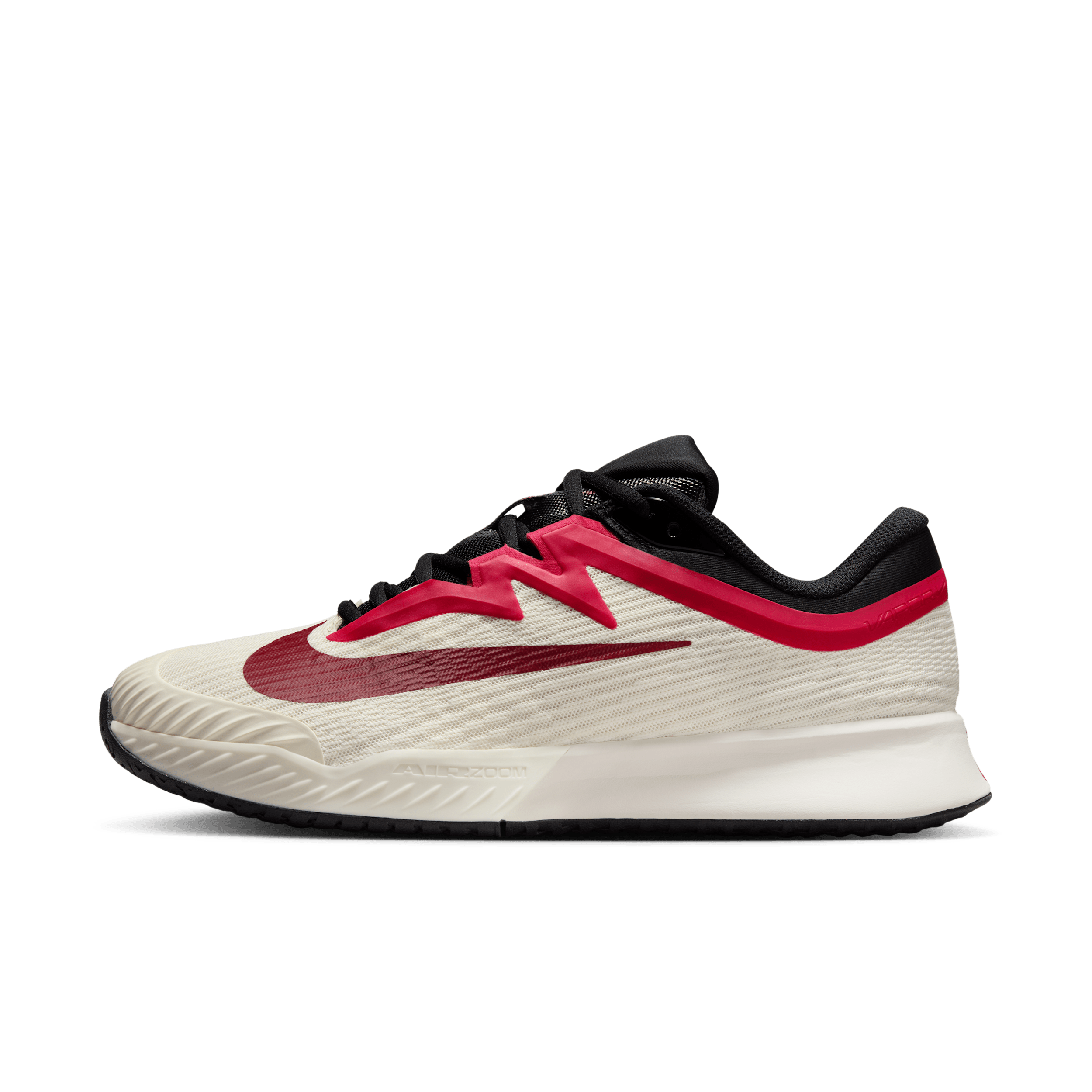 Nike Court Air Zoom Vapor Pro 3 HC Pale Ivory Sail Team Red Rush Pink (Women's) - FZ2158-104