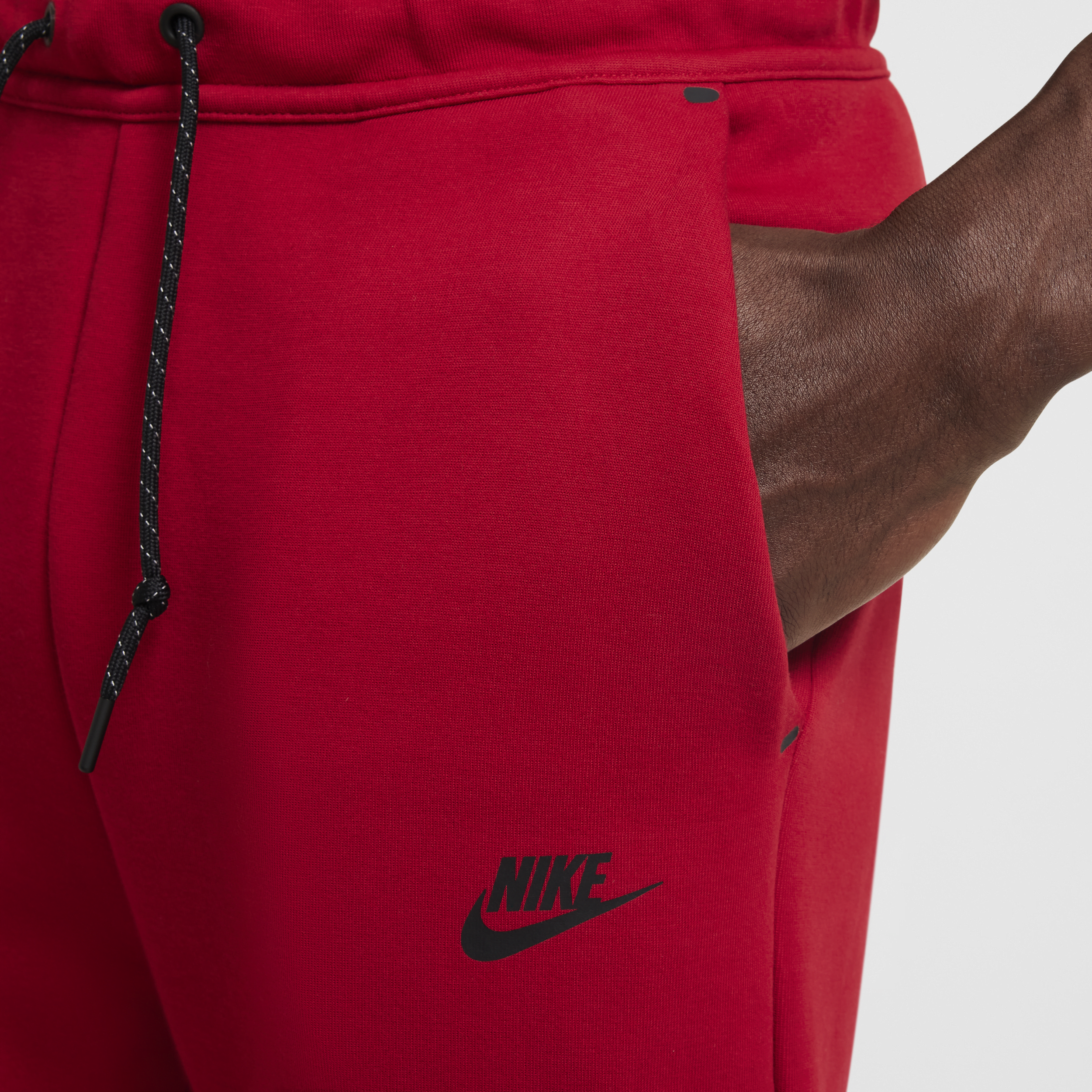 Pantalon de jogging en tissu Fleece Nike Tech pour homme - Rouge