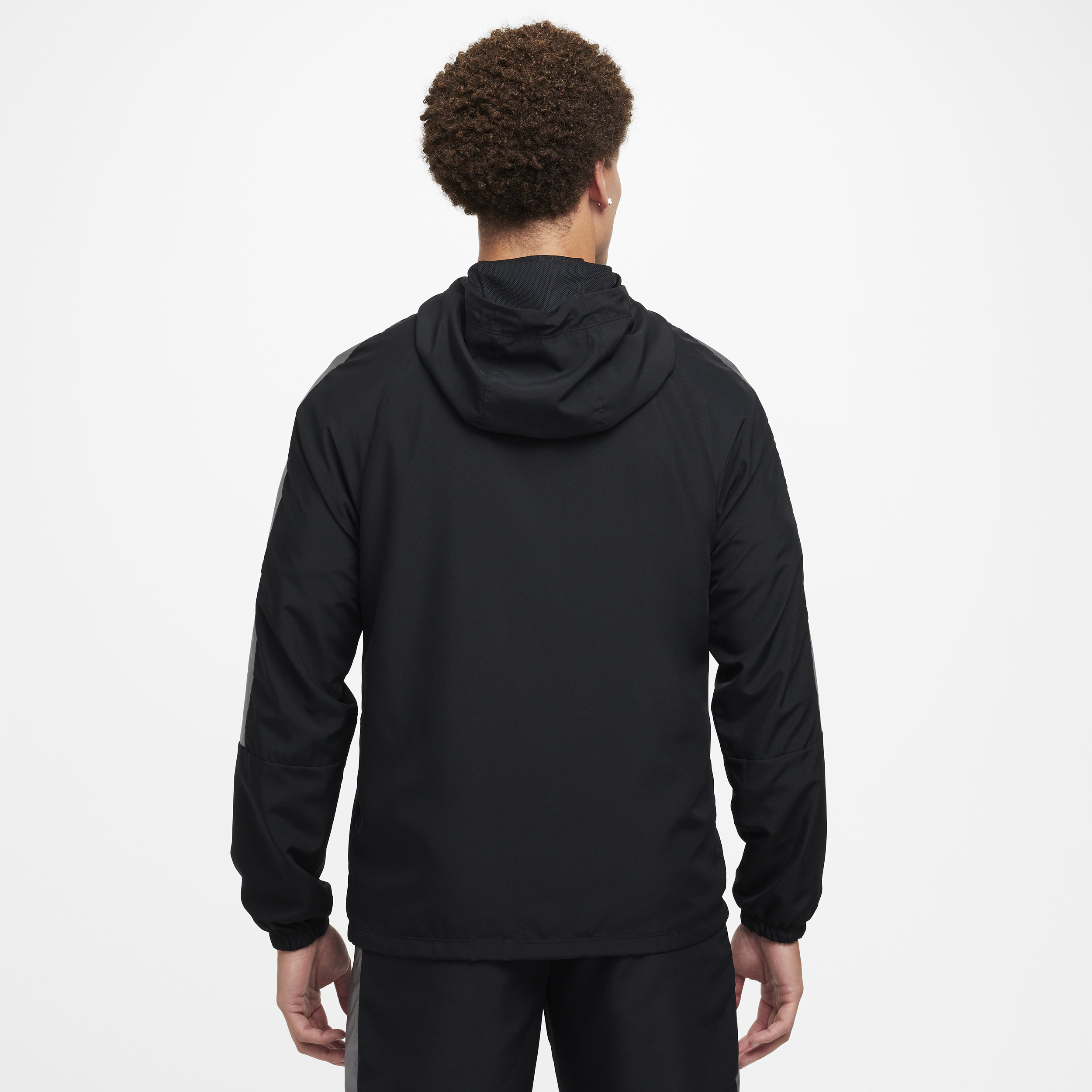 Veste de foot déperlante à capuche Nike Academy pour homme - Noir