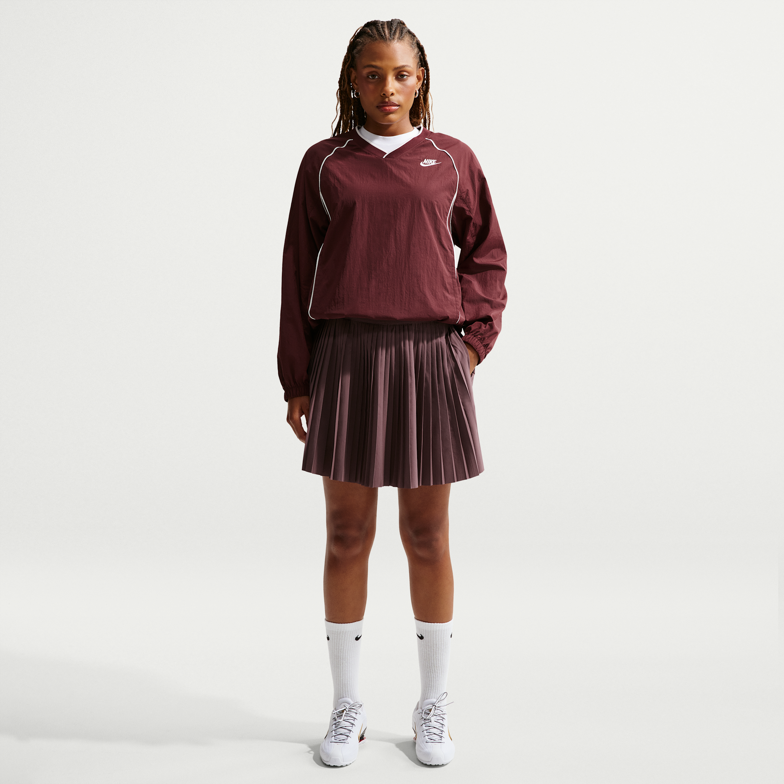 Thumbnail - Nike Faltenrock für Damen - Lila