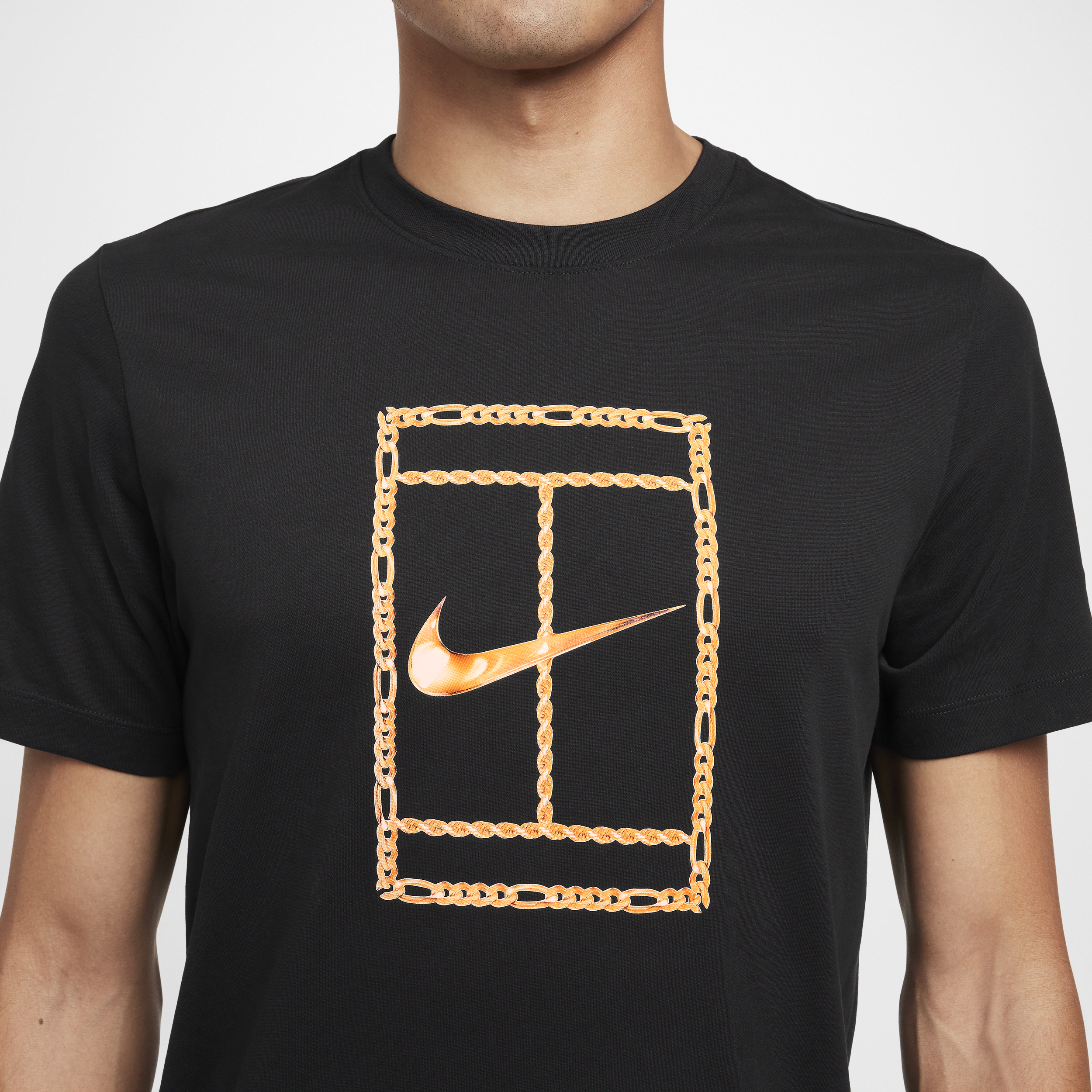 T-shirt de tennis NikeCourt Dri-FIT pour homme - Noir