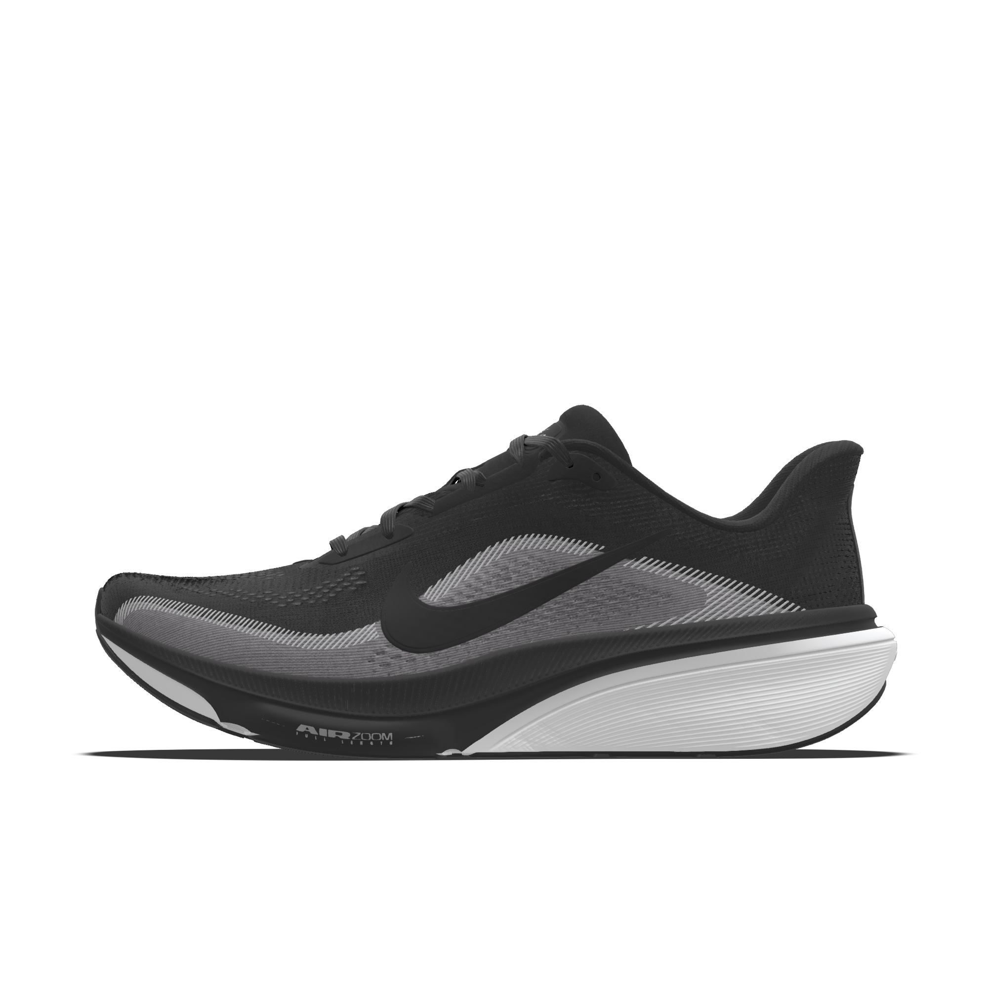 Chaussure de running sur route personnalisable Nike Pegasus 42 By You pour femme (large) - Noir Noir