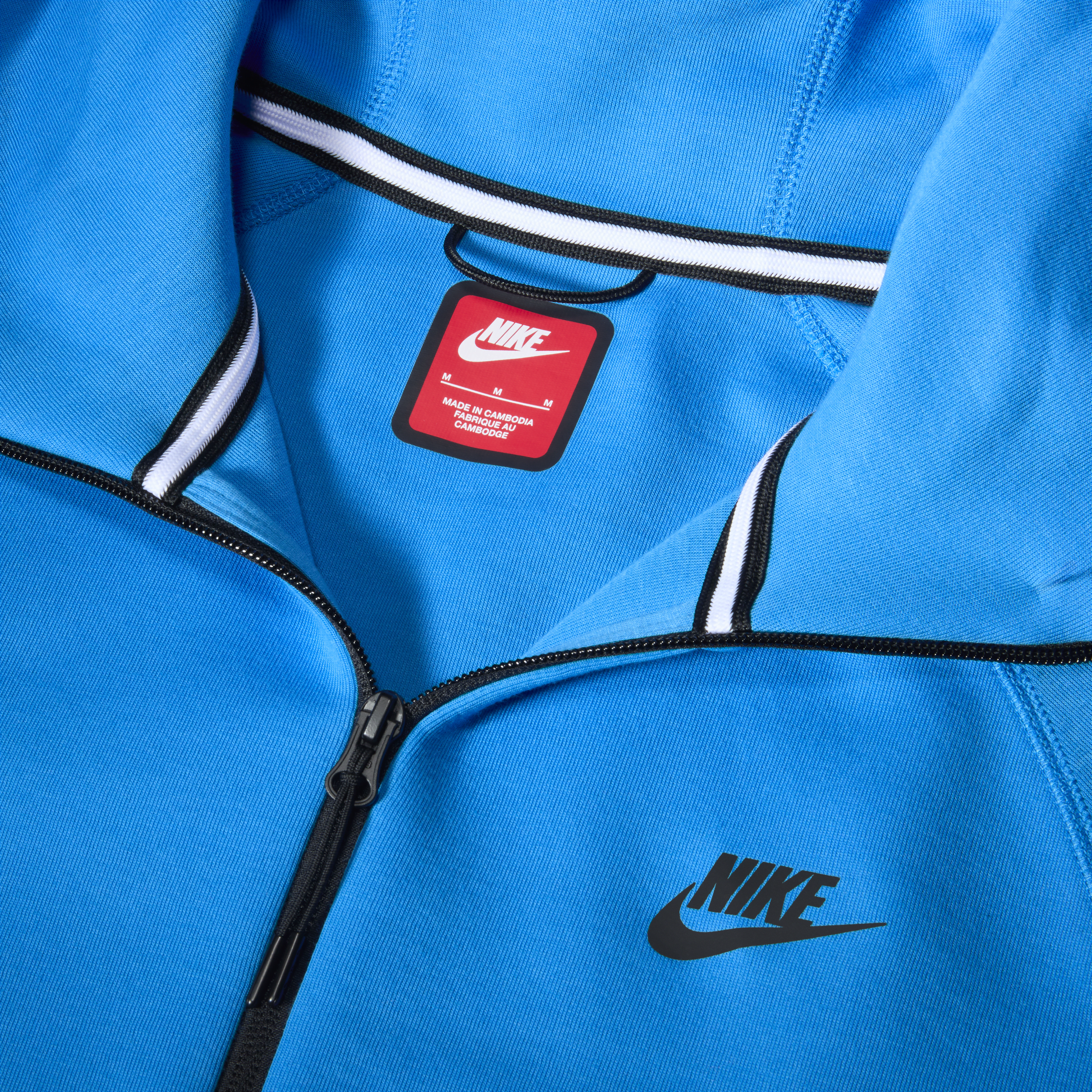 Nike Sportswear Tech Fleece Windrunner Hoodie met rits voor heren Blauw