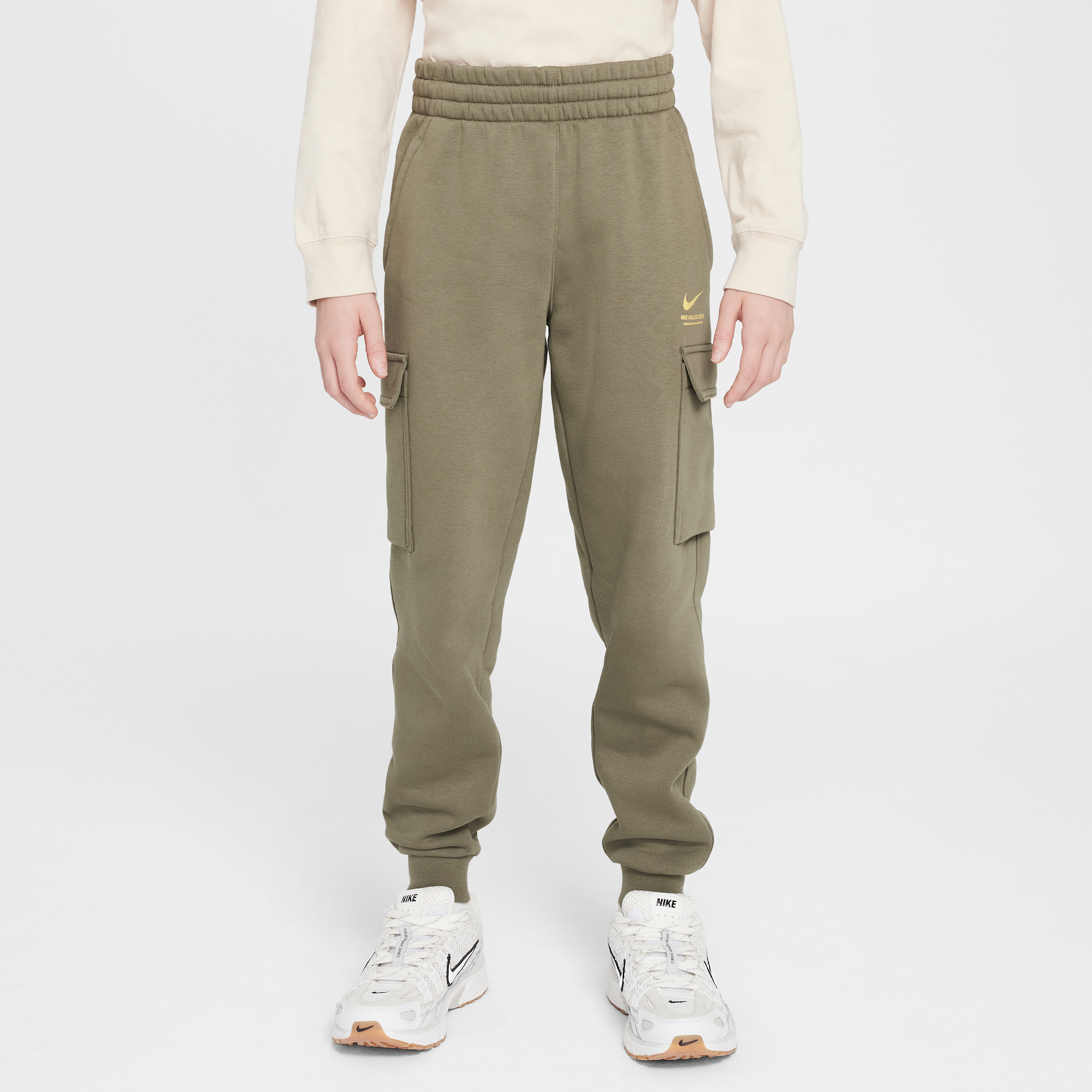 Pantalon cargo en Fleece Nike Sportswear pour ado - Vert
