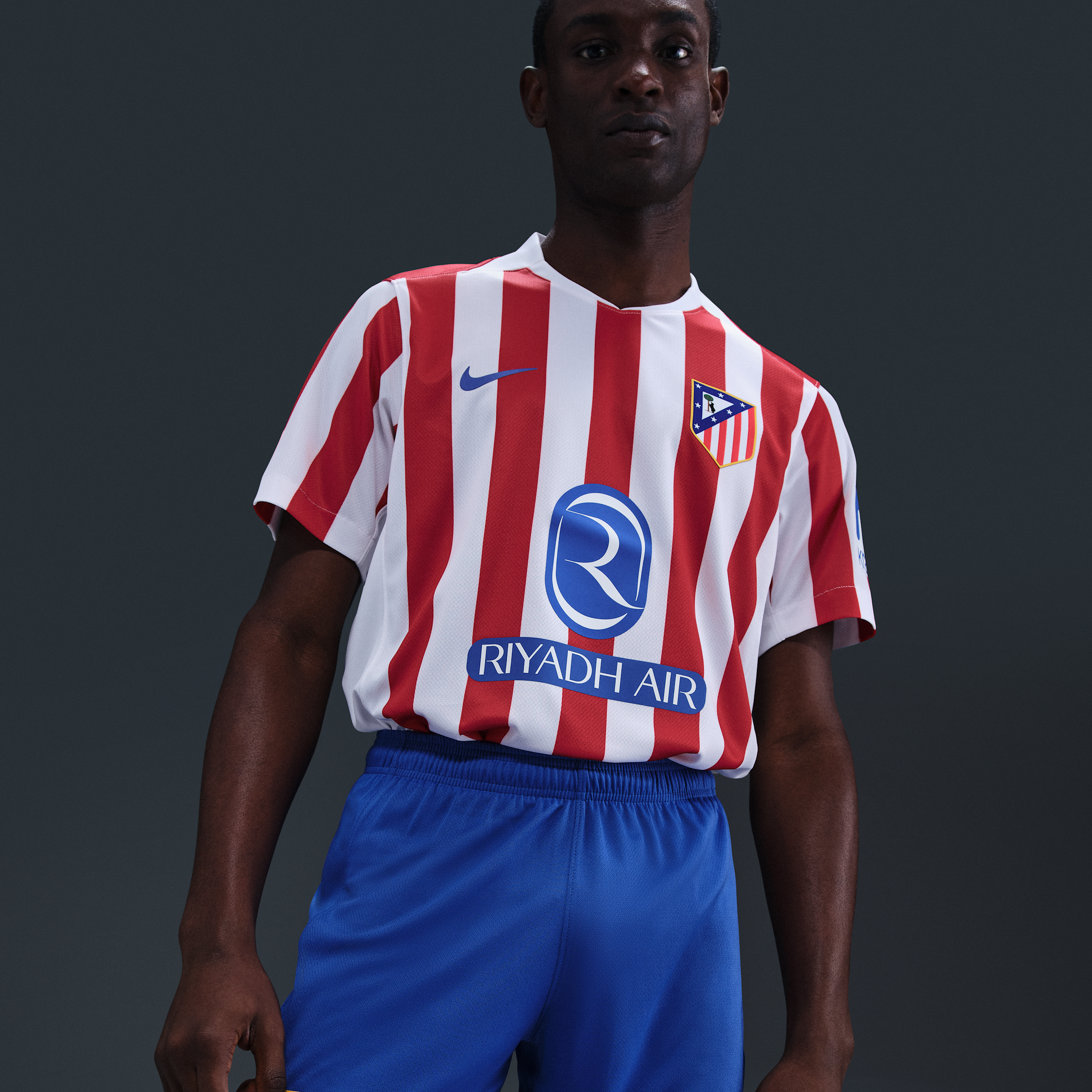 Thumbnail - Atlético Madrid 2025/26 Stadium Home Nike Replika-Fußballshorts mit Dri-FIT-Technologie (Herren) - Blau
