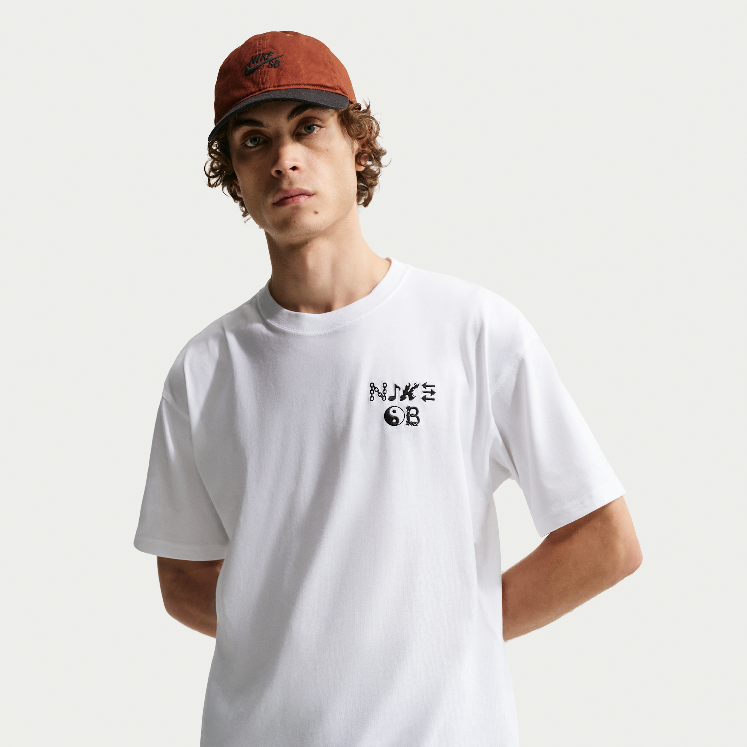 Nike SB Skate T-Shirt - White - Cotton